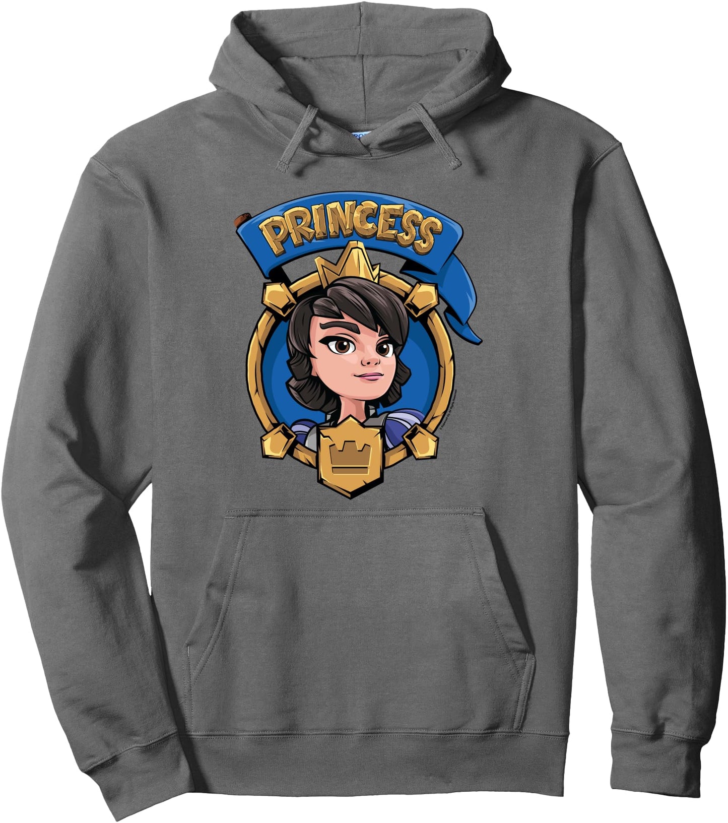 Clash Royale Princess Face Retro Portrait Pullover Hoodie