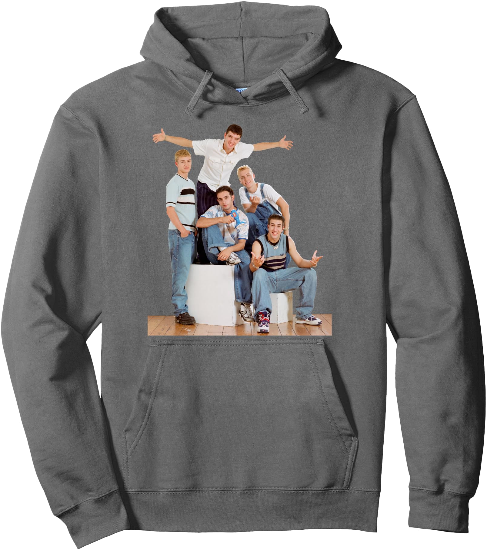 NSYNC Pop Group Justin Timberlake Boy Band Photo Shoot Pullover Hoodie