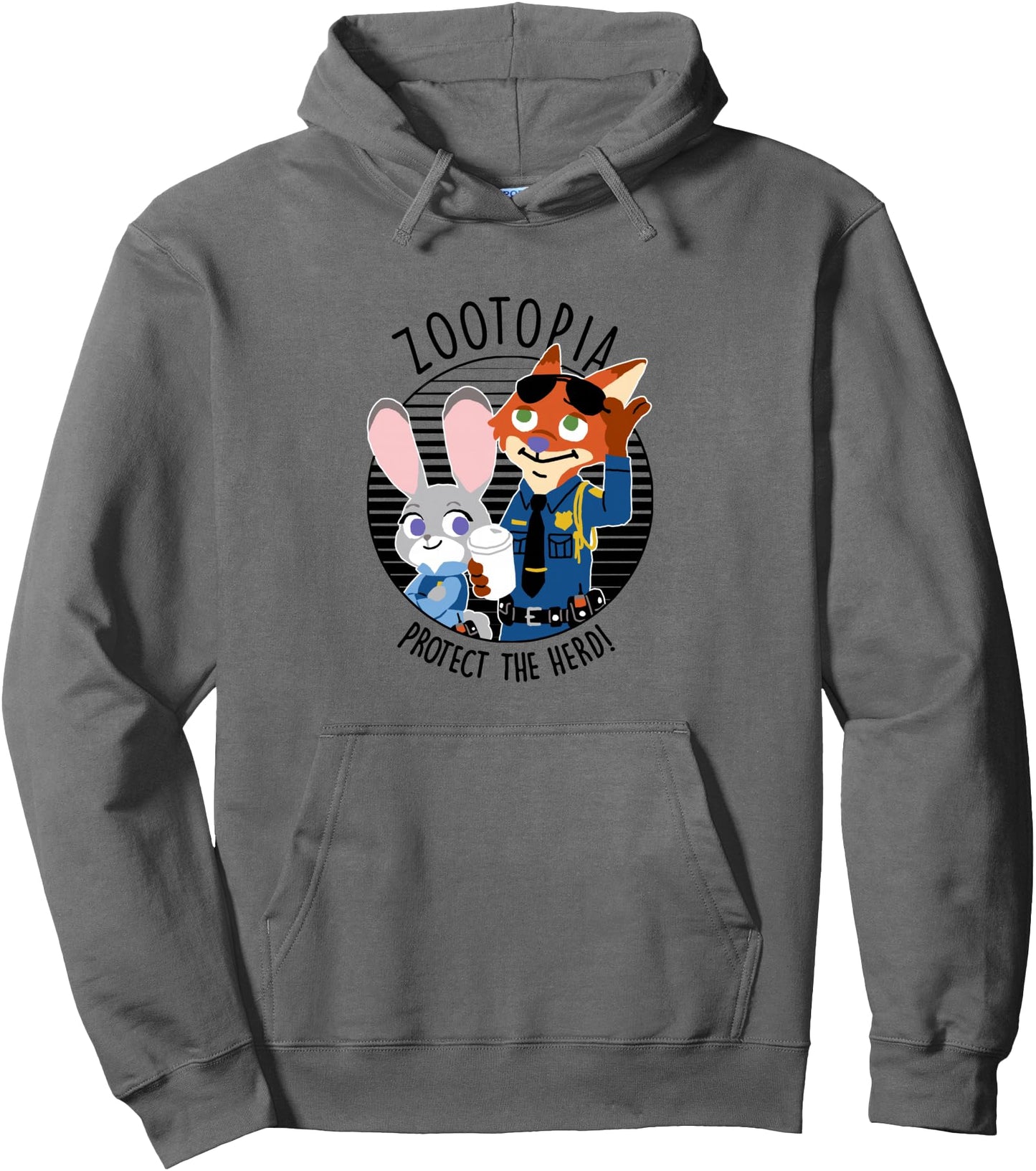 Disney Zootopia Judy Hopps Nick Wilde Protect Crew Pullover Hoodie