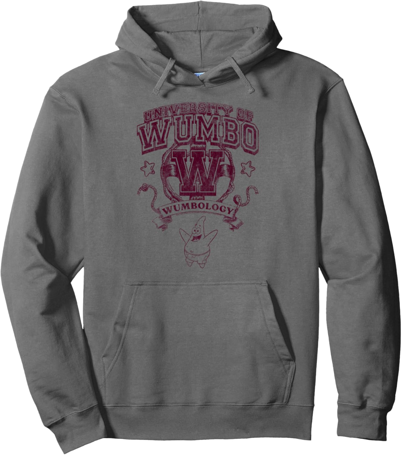 SpongeBob SquarePants University of Wumbo Patrick Cartoon Pullover Hoodie