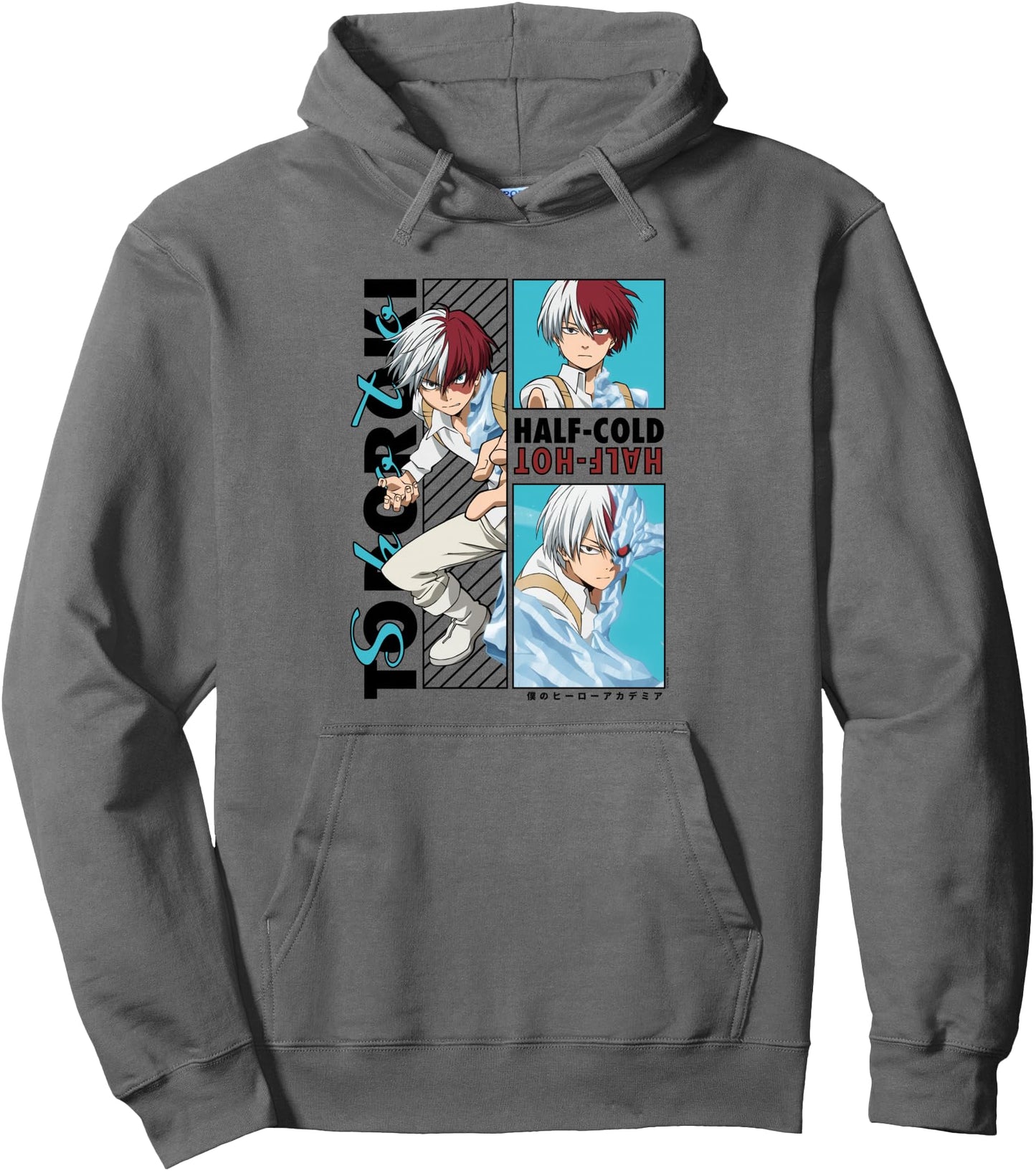 My Hero Academia Todoroki Half-Cold Half Hot Anime Pullover Hoodie