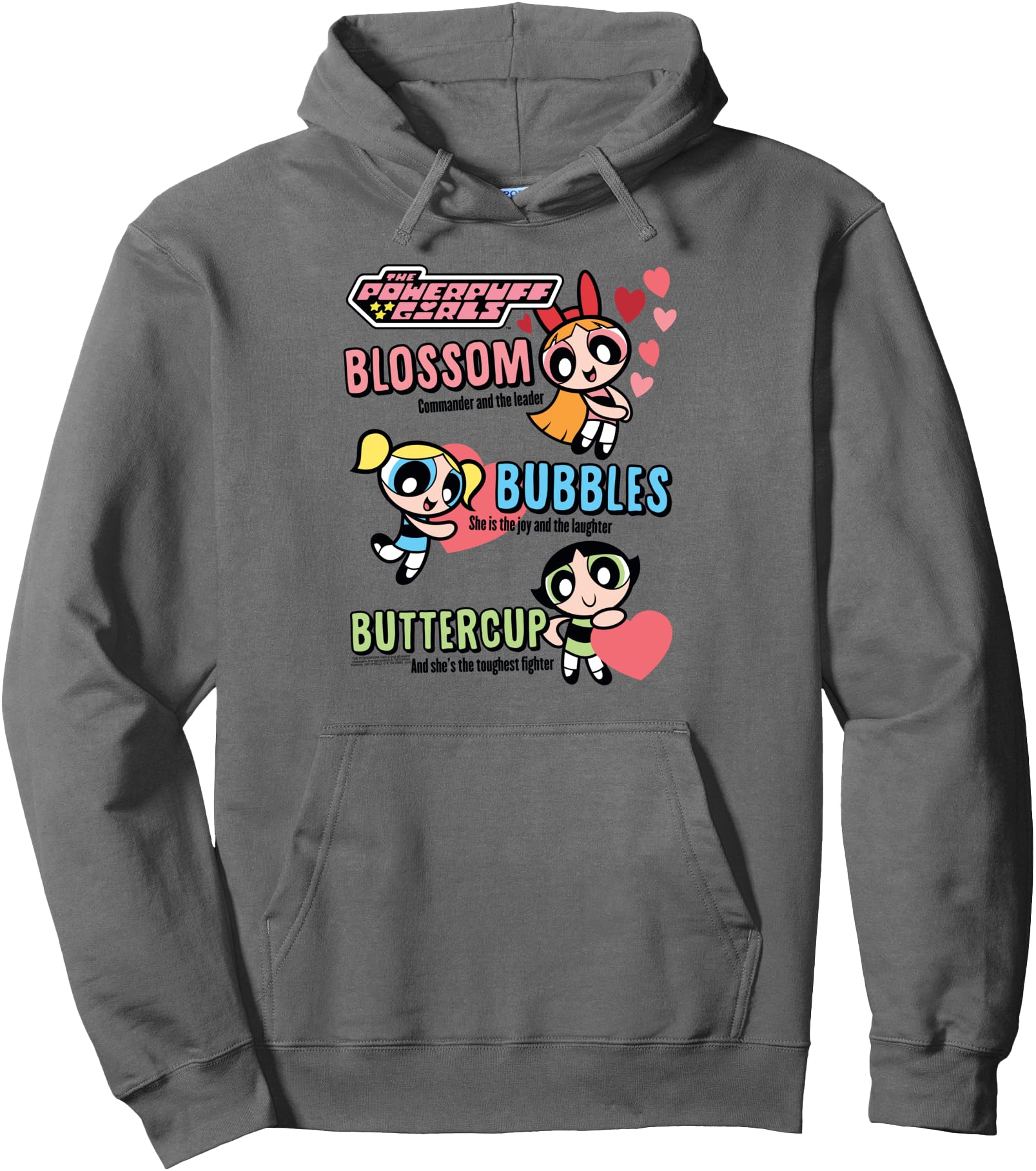 Powerpuff Girls Blossom Bubbles Buttercup Cute Cartoon Pullover Hoodie