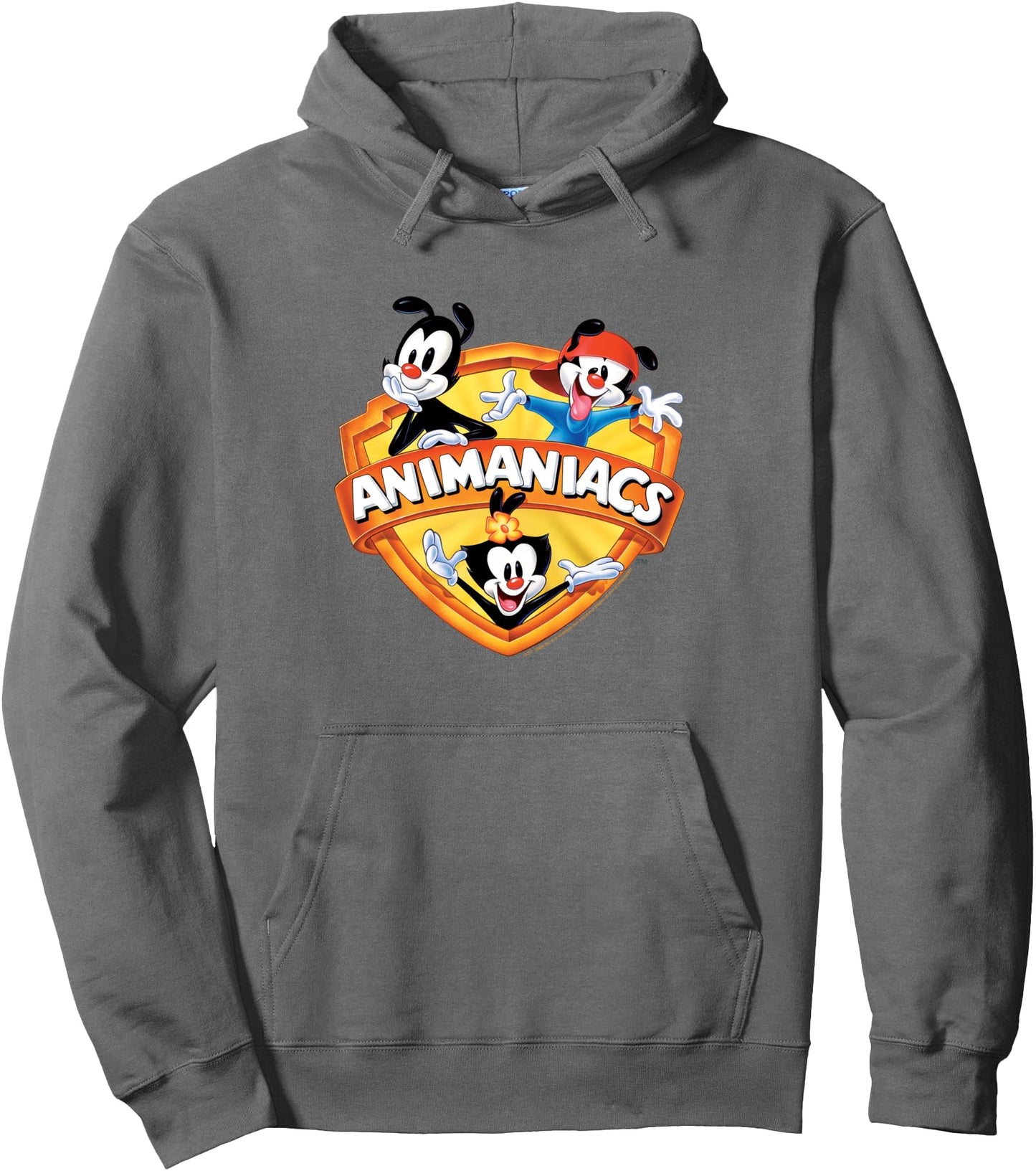 Animaniacs Classic Logo with Warner Siblings Funny Cartoon Pullover Hoodie