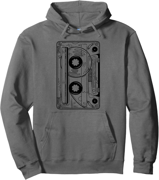 Cassette Music Audio Tape 90s Party 80s Outfit Mixtape Pullover Hoodie