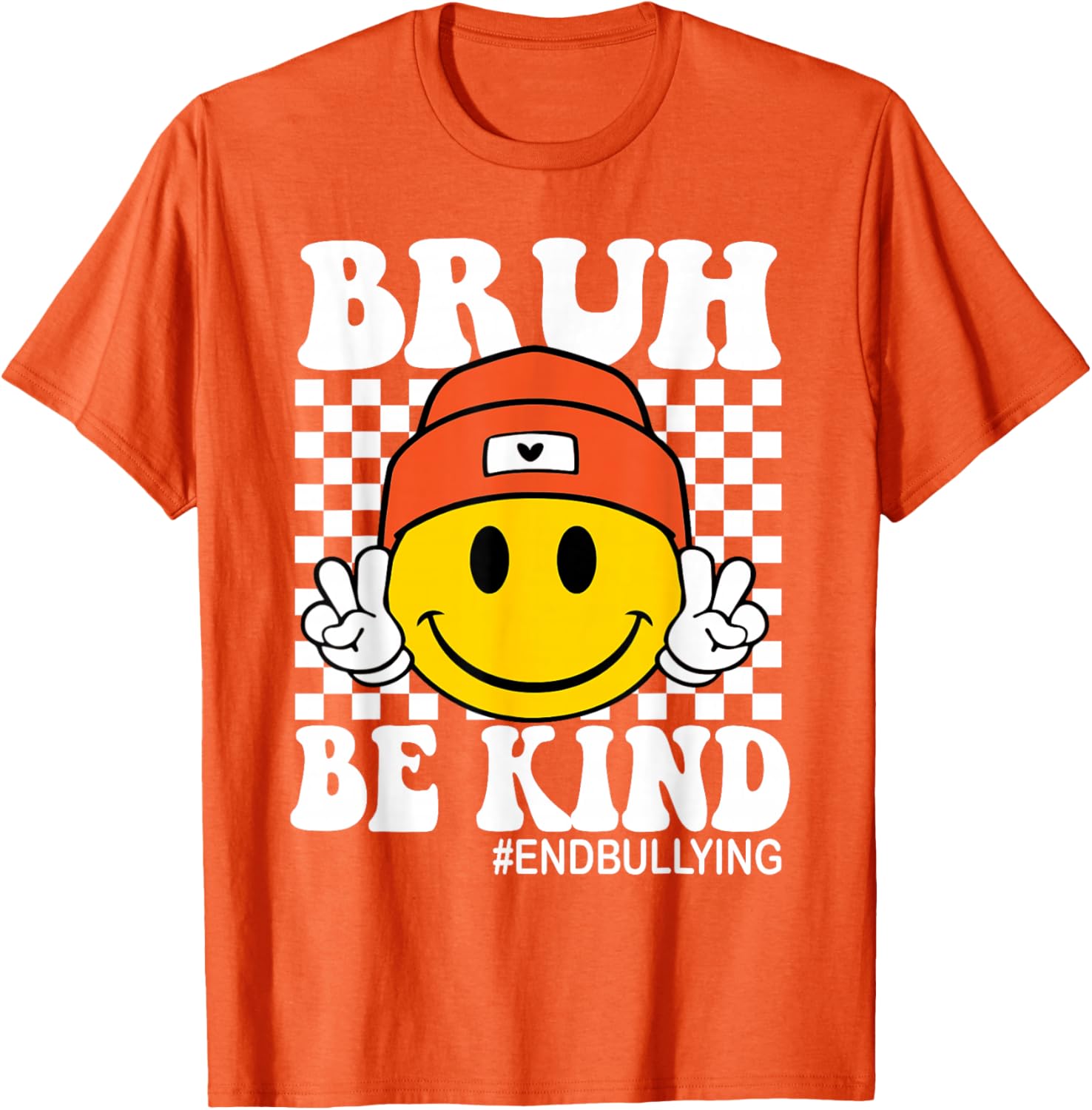 Bruh Be Kind Unity Day Orange Boy Kid Anti Bullying Kindness