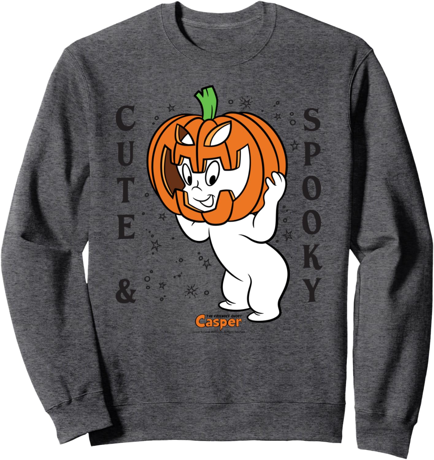 Casper the Friendly Ghost Halloween Cute &amp; Spooky Sweatshirt