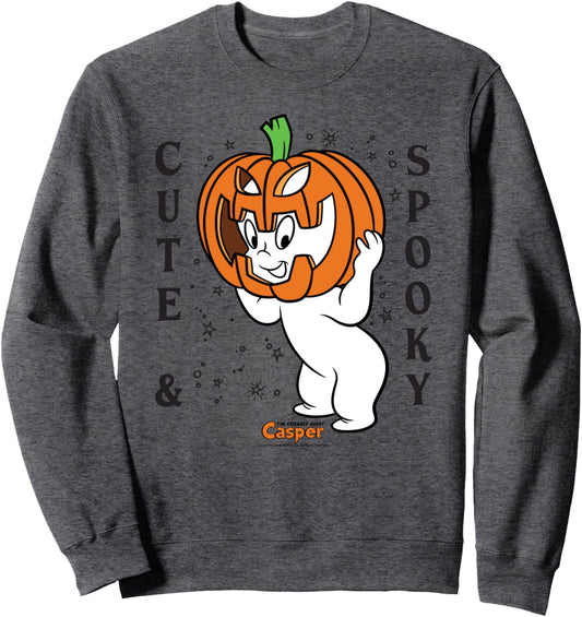 Casper the Friendly Ghost Halloween Cute &amp; Spooky Sweatshirt