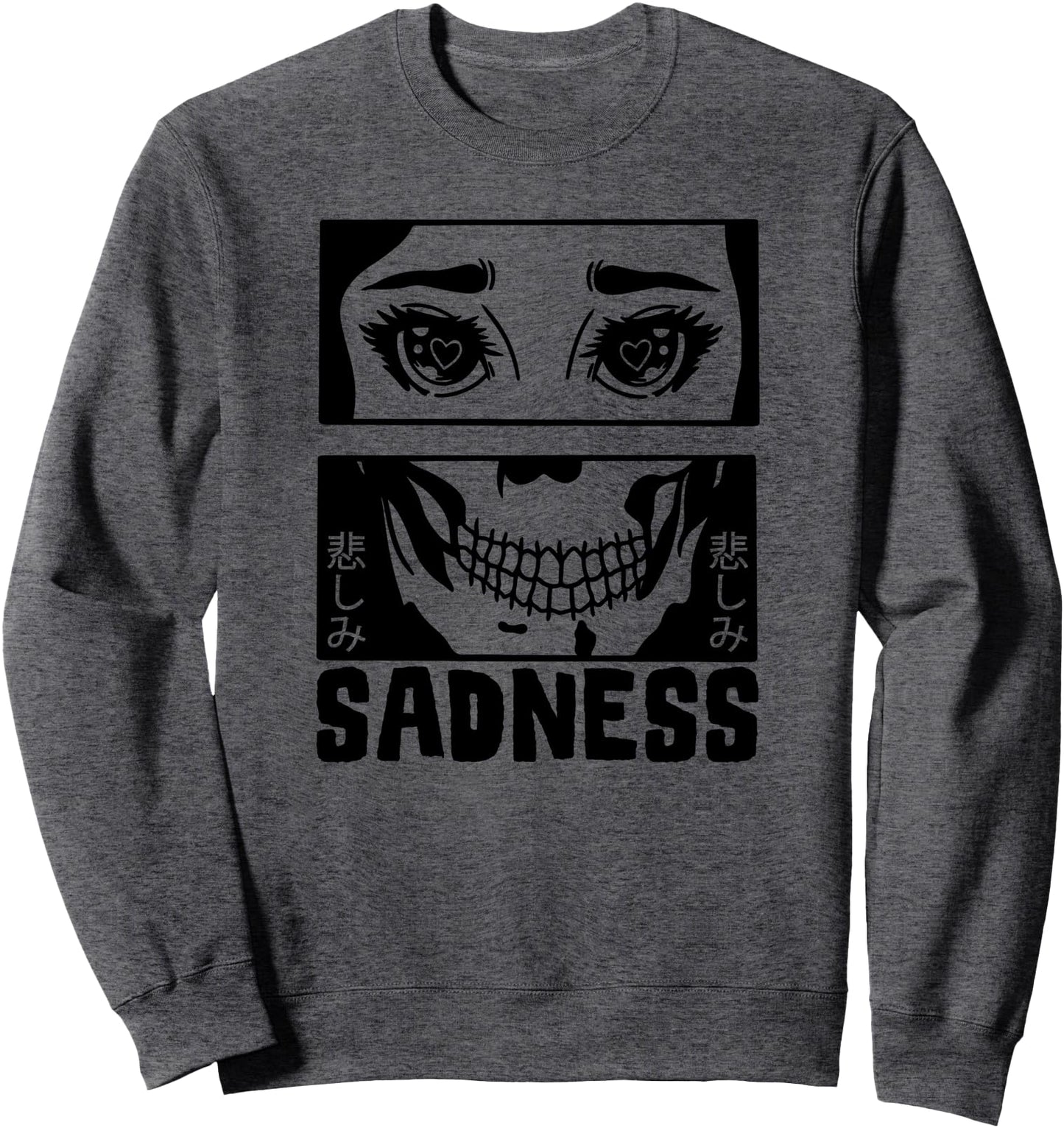 Japanese Sadness Anime Girl Sweatshirt
