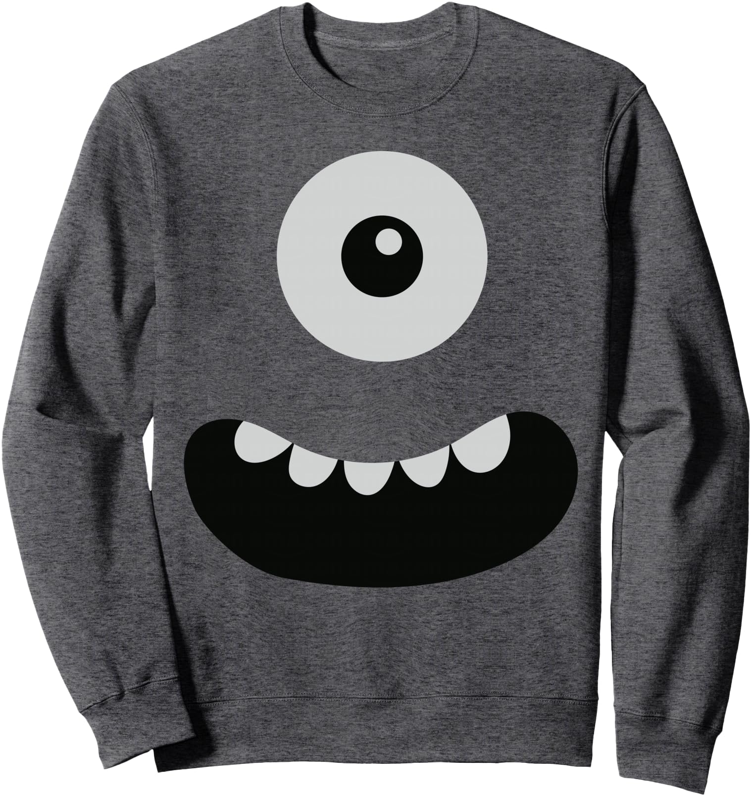 Cute One Eyed Monster Face Costume Halloween Sweatshirt