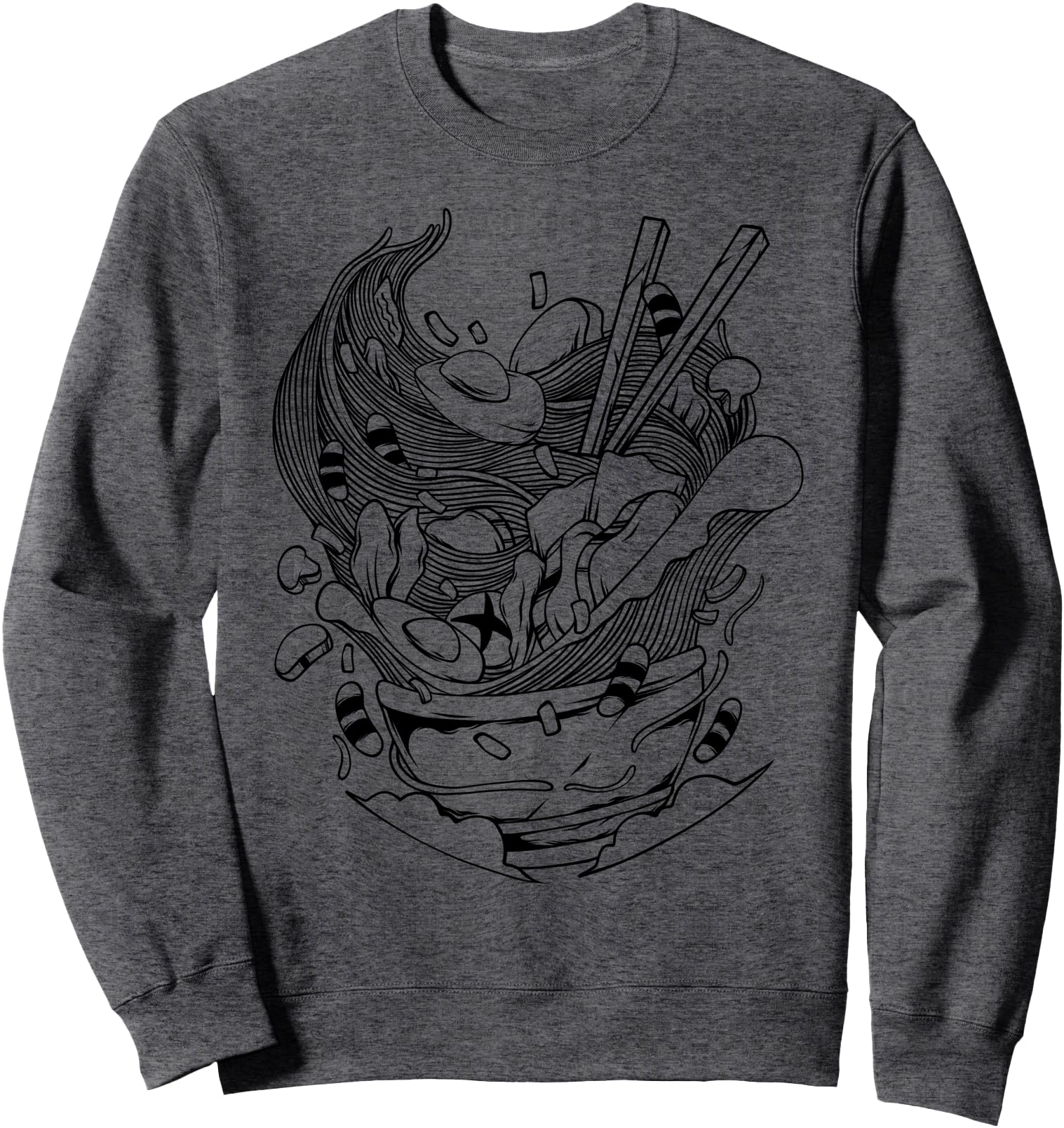 Ramen Japanese Soup Food Line Art Sweatshirt