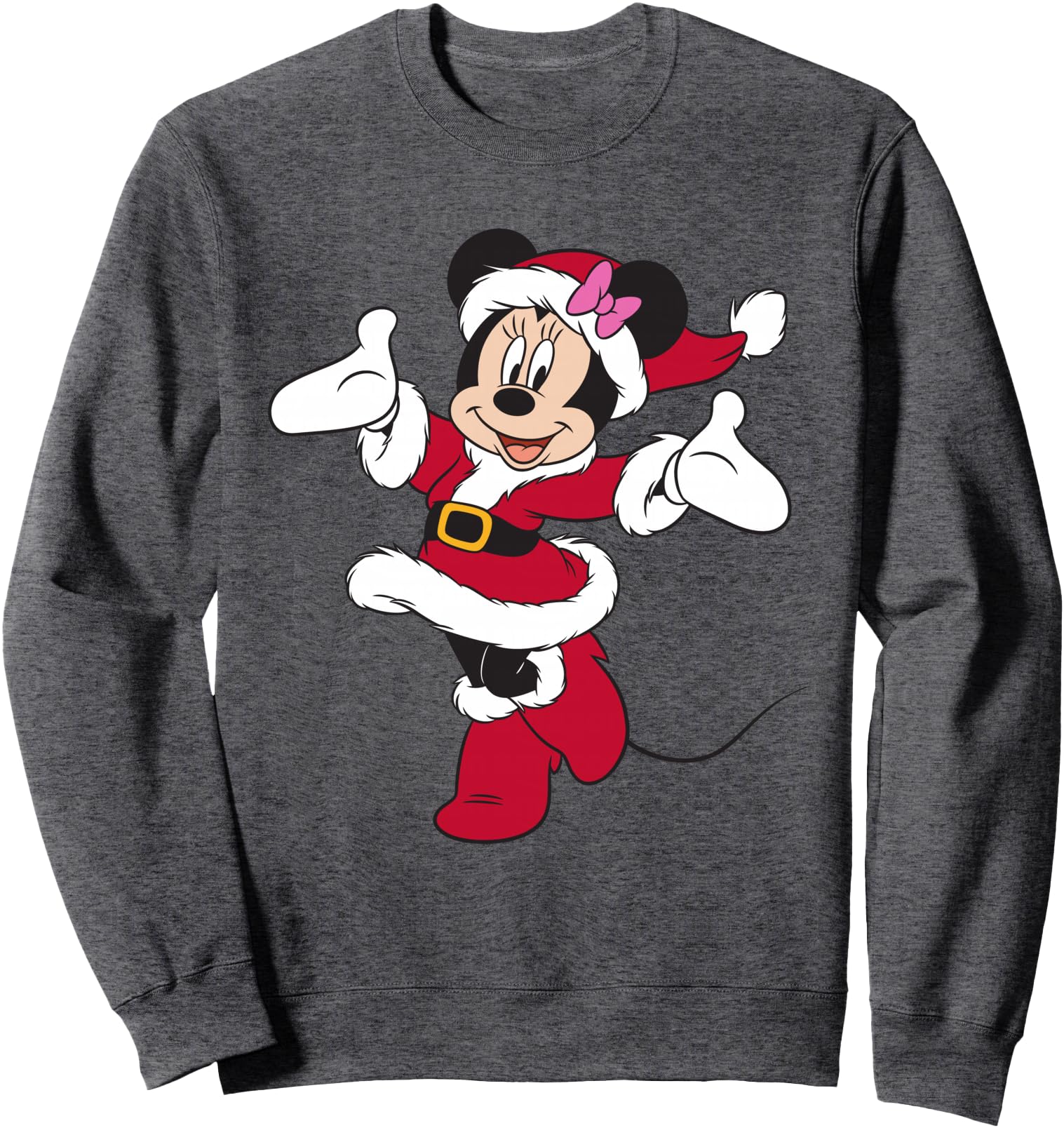 Disney Santa Minnie Mouse Holiday Sweatshirt