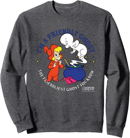 Casper the Friendly Ghost Halloween Friendliest Sweatshirt