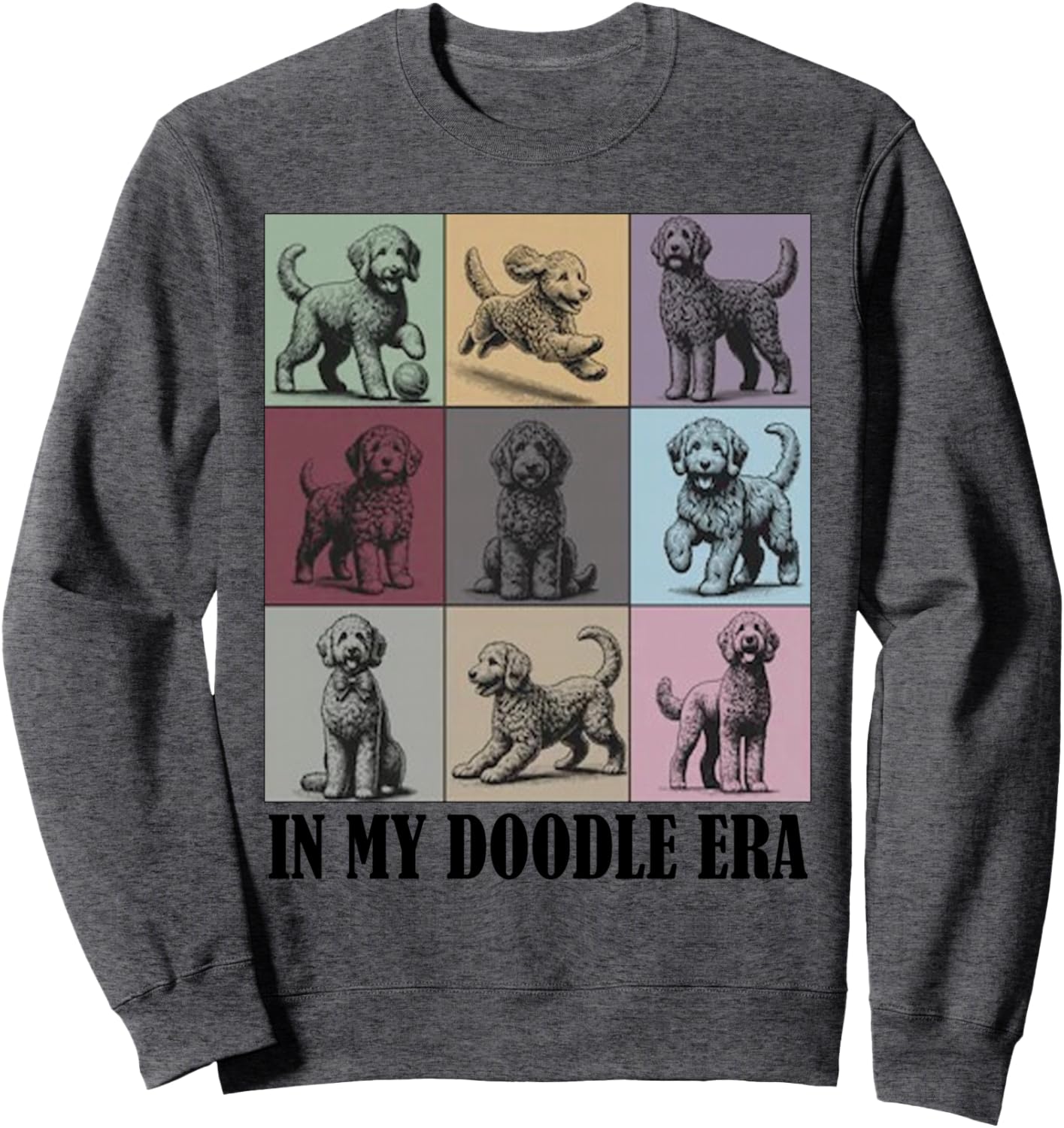 funny Dog Lovers Quote In My Golden Doodle Era Cool Women Sweatshirt