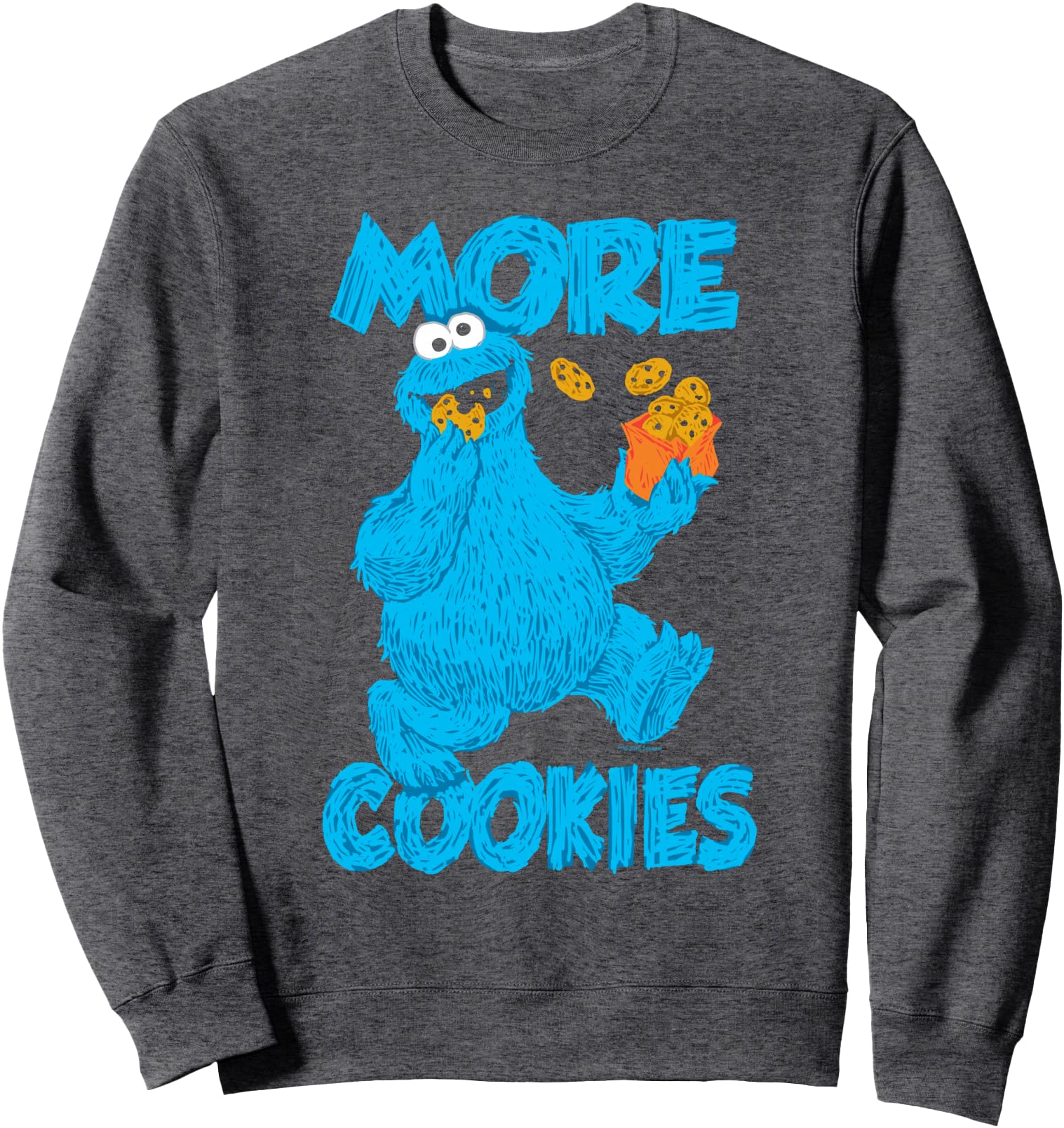 Sesame Street Cookie Monster More Cookies Sweatshirt Sweatshirt