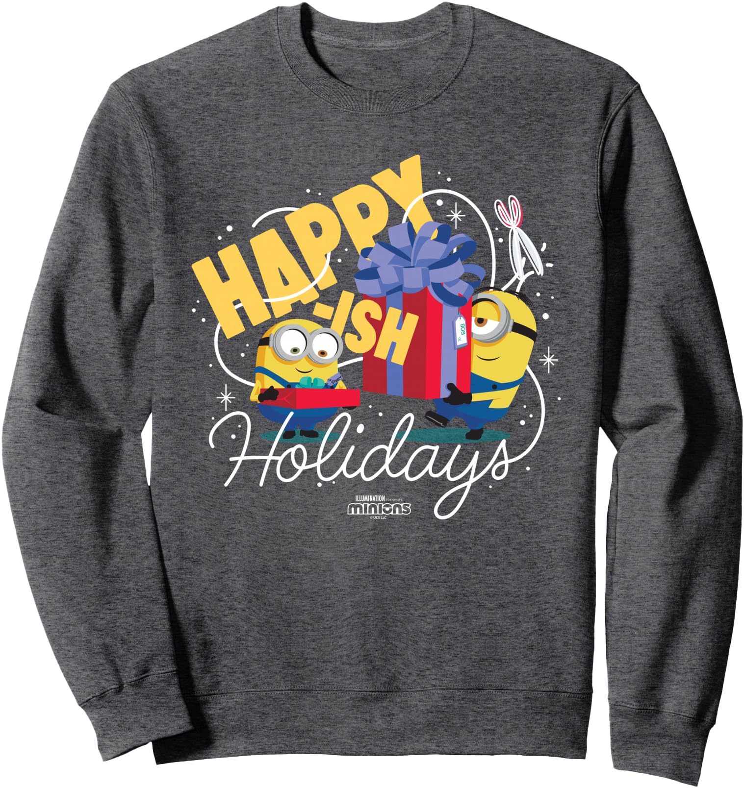 Minions Happy-ish Holidays Funny Christmas Sweatshirt