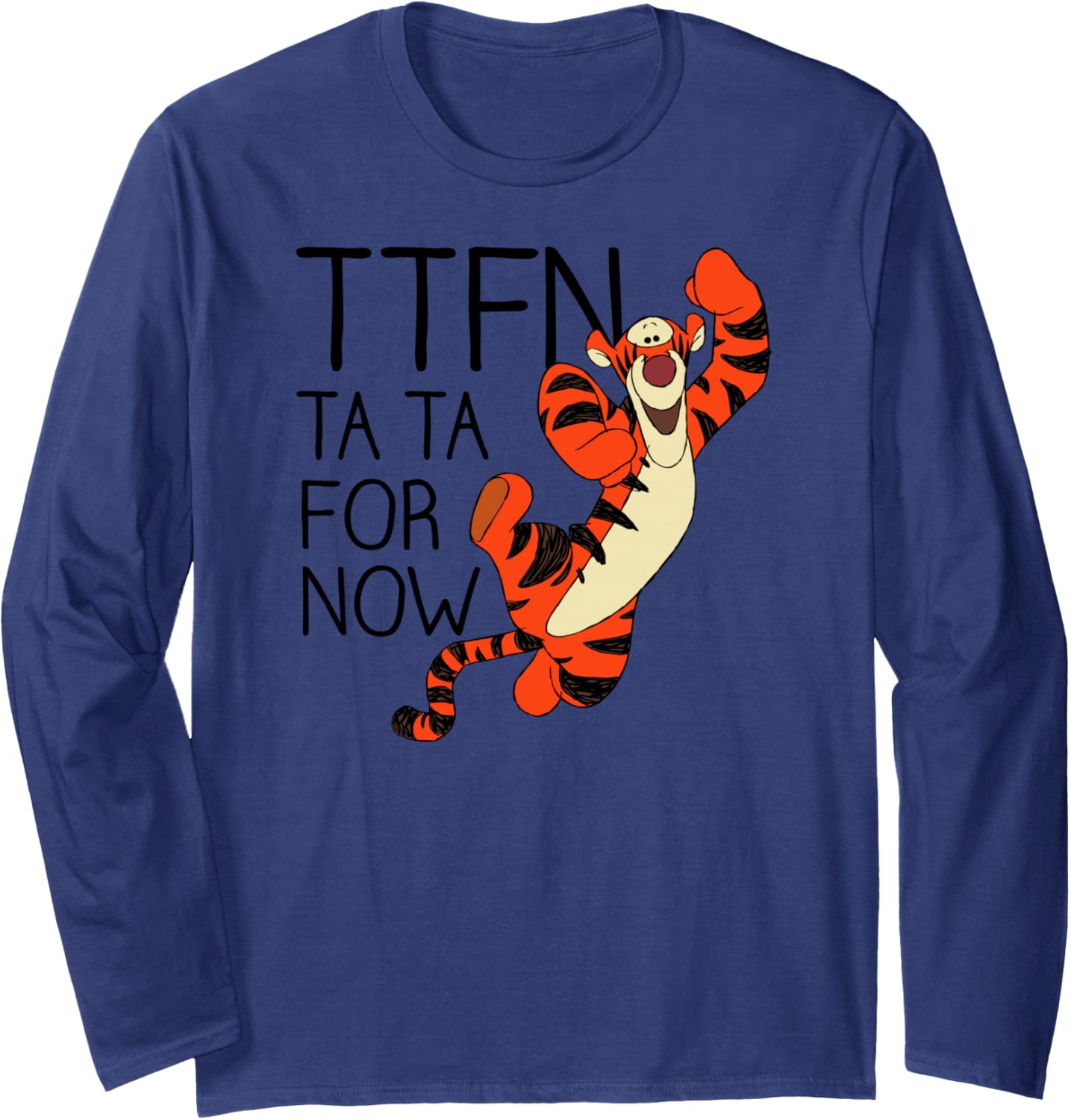 Winnie the Pooh - Tiger Ta Da for Now Long Sleeve T Long Sleeve