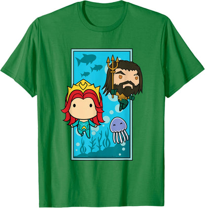 Aquaman Movie Chibi Mera and Aquaman