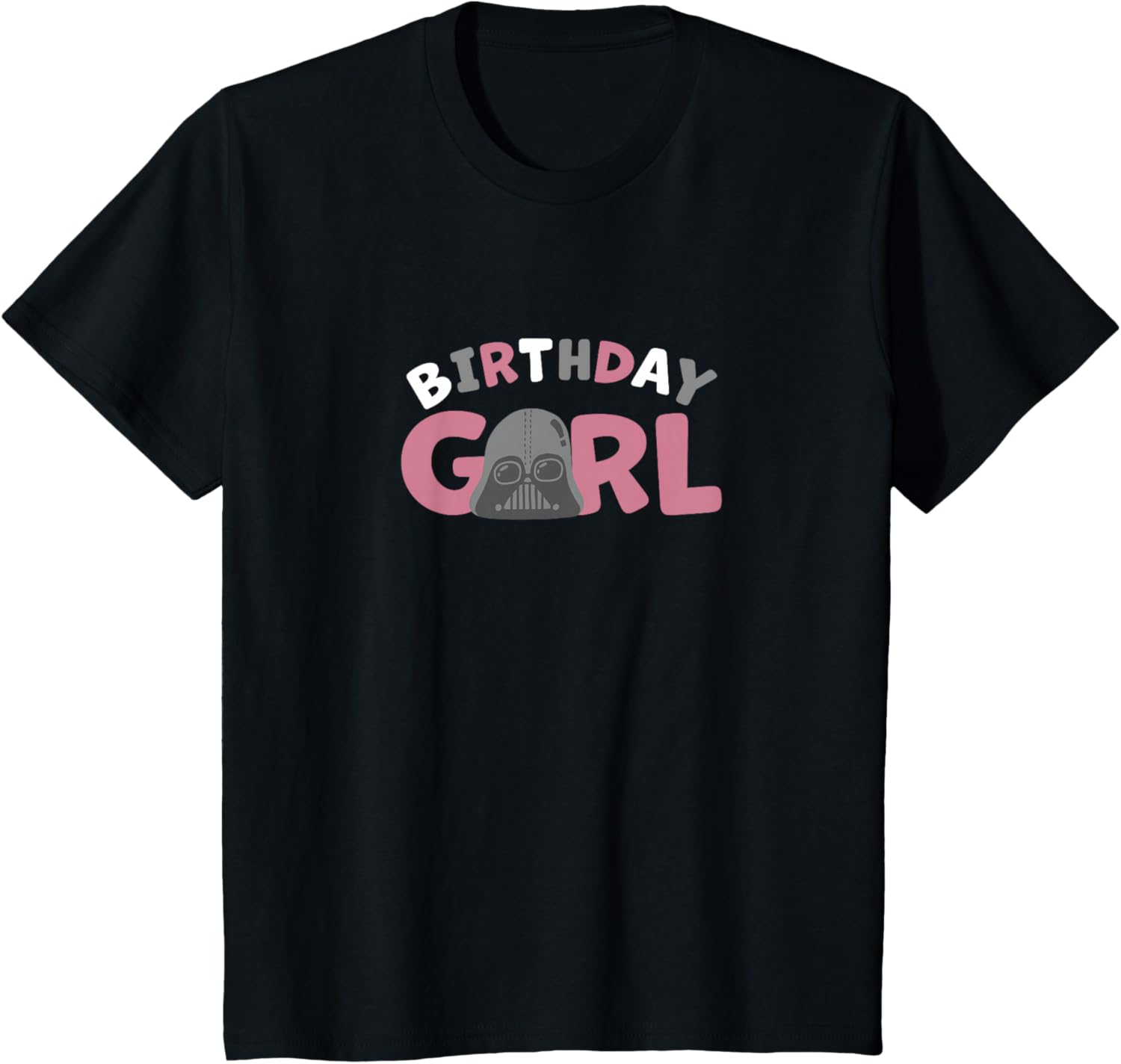 Kids Star Wars Darth Vader Cute Birthday Girl Chibi Pink Youth