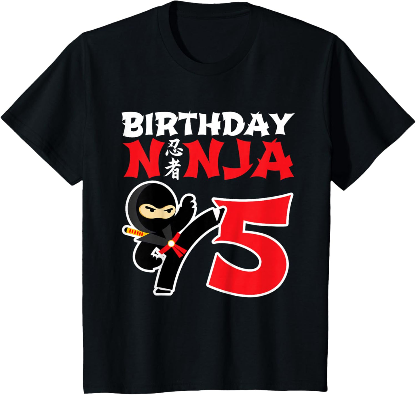 Birthday Ninja - 5 Year Old Ninja Birthday Party Theme