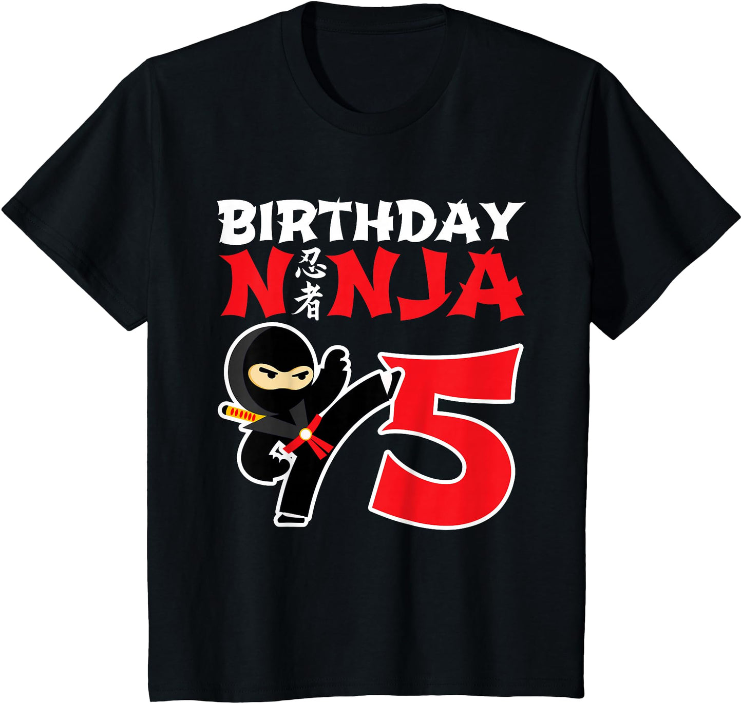 Birthday Ninja - 5 Year Old Ninja Birthday Party Theme