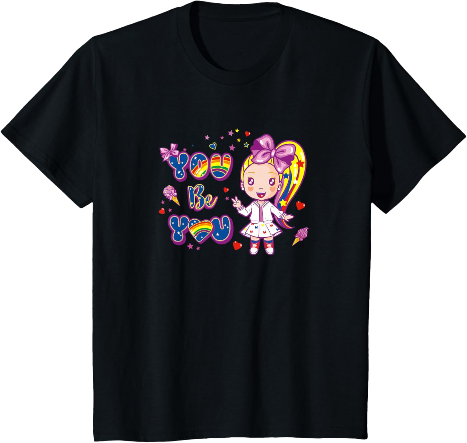 Kids JoJo Siwa You Be You Chibi Collage Portrait
