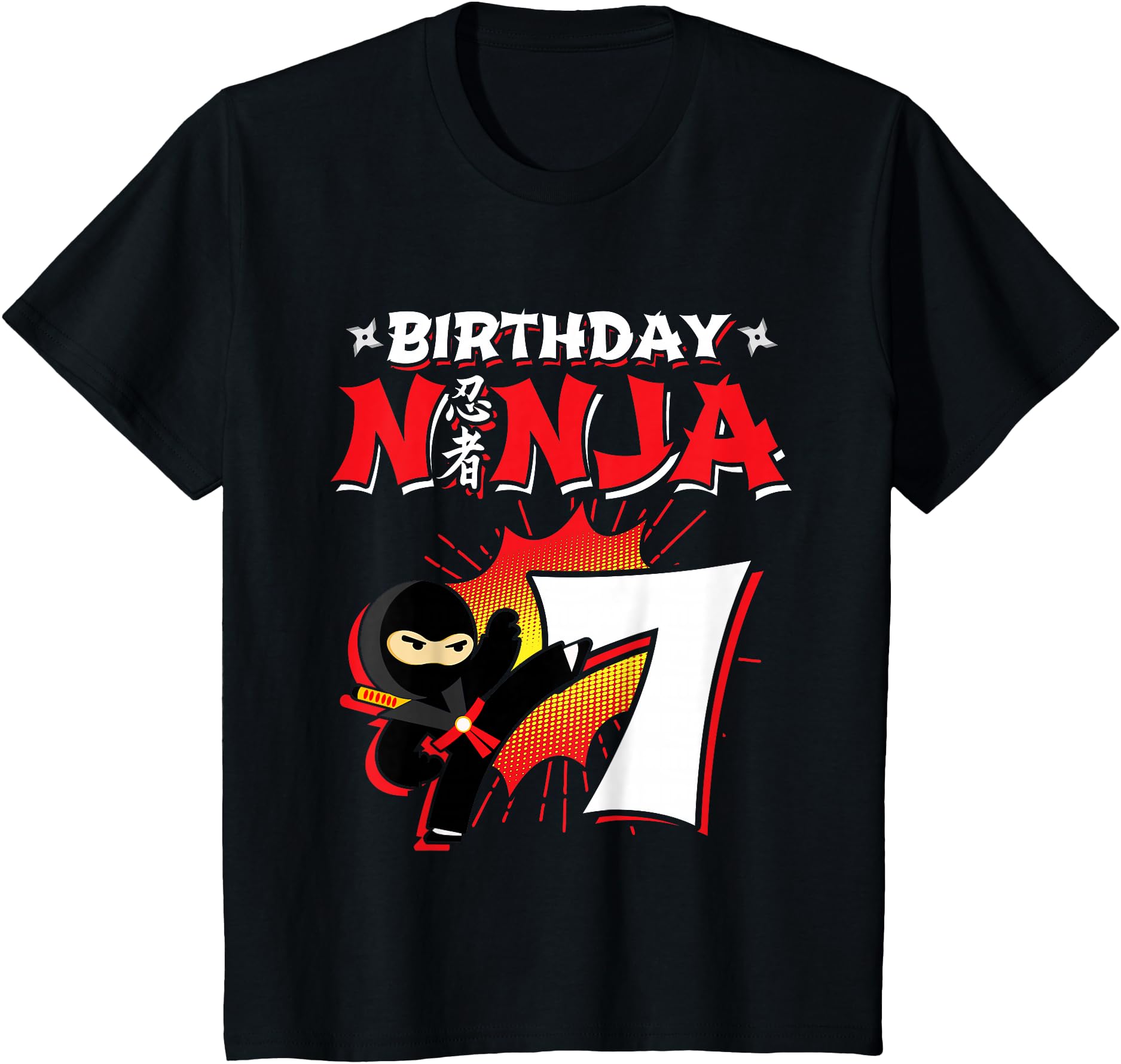 Ninja Birthday Party Gift - 7 Year Old - Birthday Ninja 7