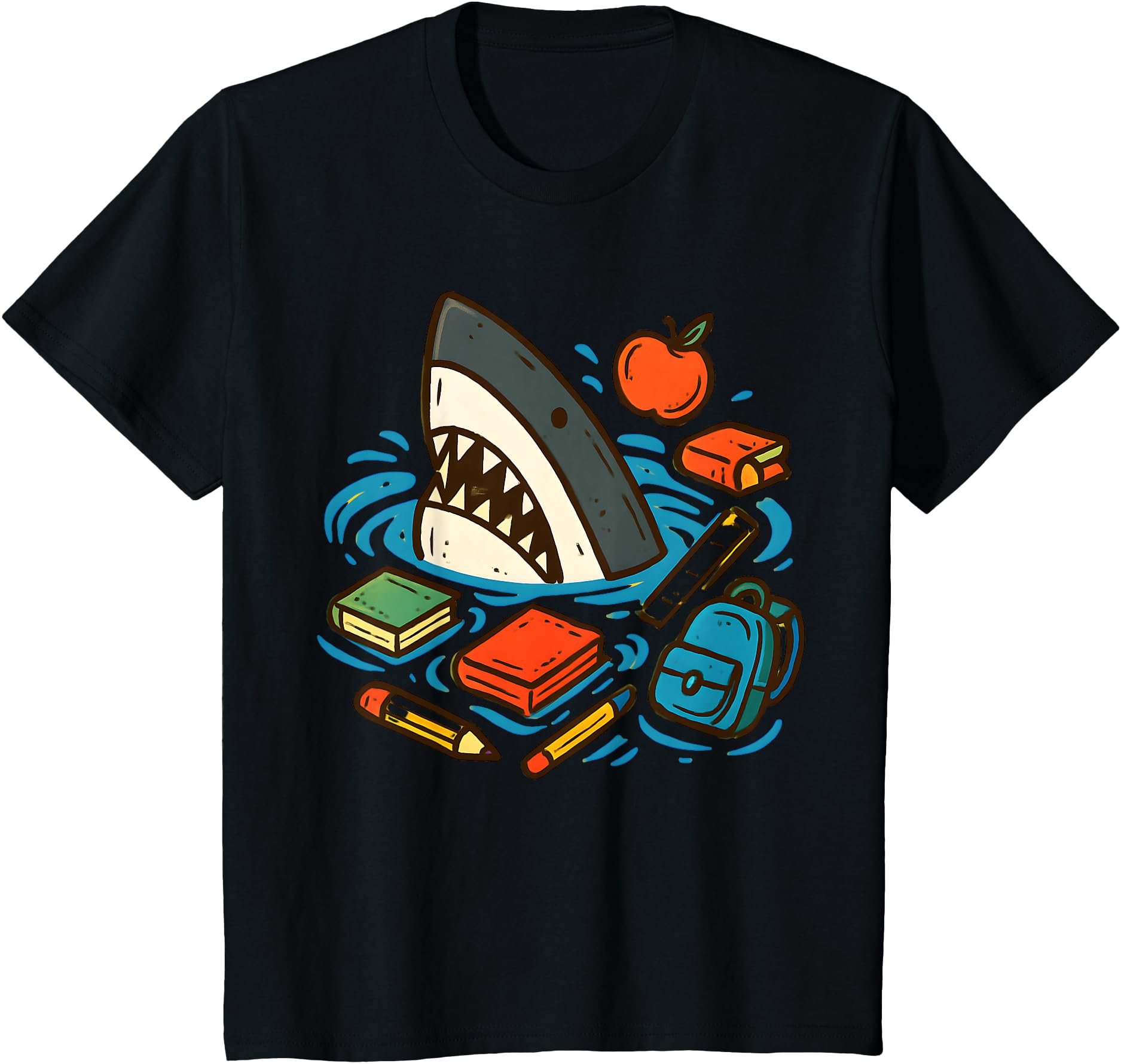 Funny Shark School Supplies Back to School Shark School