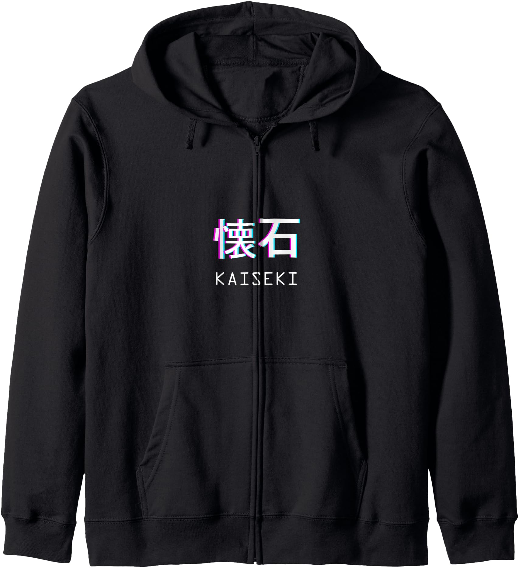 Kaiseki Japanese Food Aesthetic Vaporwave Zip Hoodie