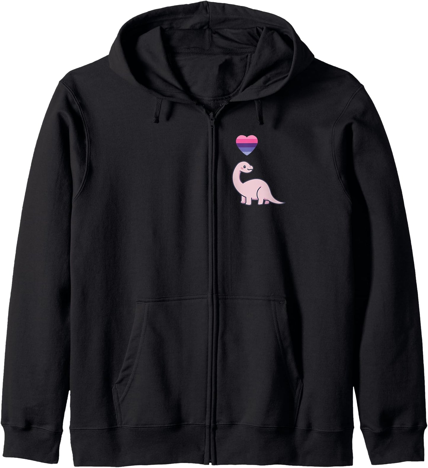 Omnisexual Dinosaur LGBTQ Pride Flag Kawaii Anime Aesthetic Hoodie