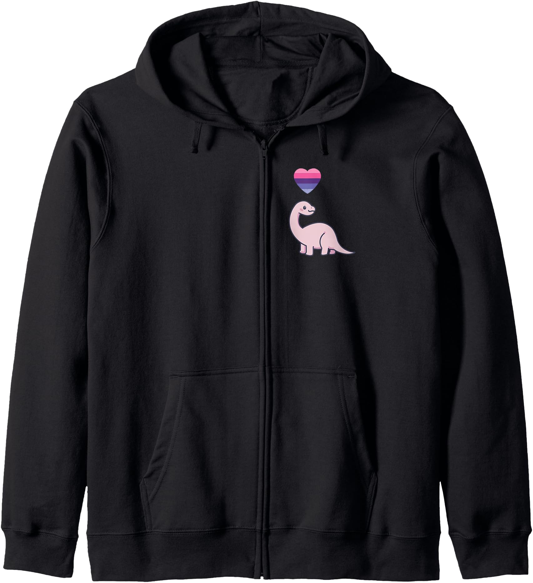 Omnisexual Dinosaur LGBTQ Pride Flag Kawaii Anime Aesthetic Hoodie