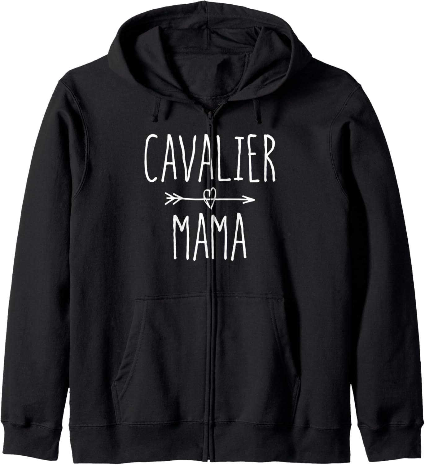 Cavalier King Charles Spaniel Mom Gift Cute Cavalier Mama Zip Hoodie