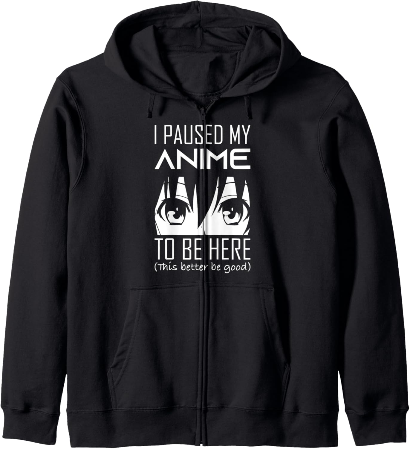 Anime Merch Art Teen Boys Men Girls Kids I Paused My Anime Hoodie
