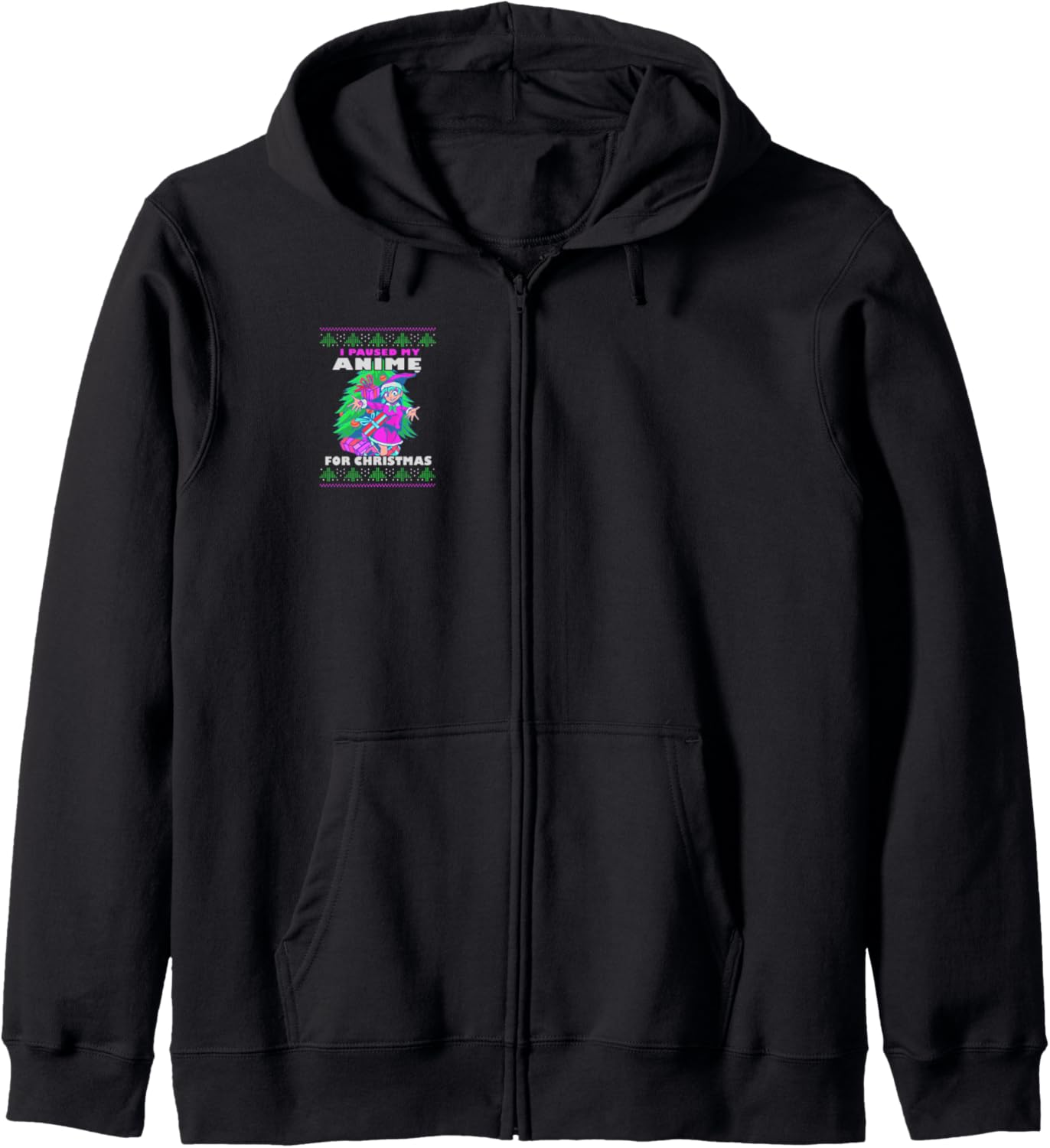 Anime Ugly Christmas Sweater Anime Ugly Sweater Party Teen Hoodie