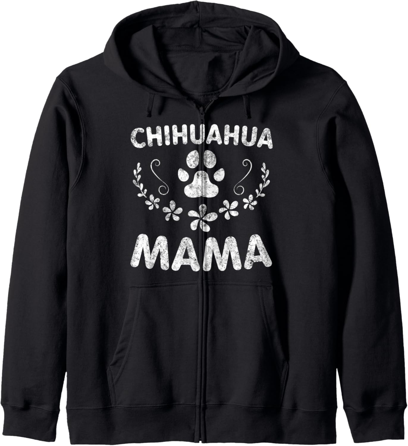Chihuahua Mama Shirt Chihuahua Mom Funny Dog Mom Zip Hoodie