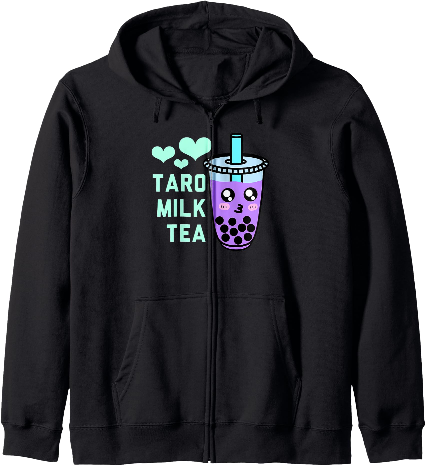 Taro Milk Tea Boba Kawaii Milk Tea Purple Bubble Tea Anime Hoodie