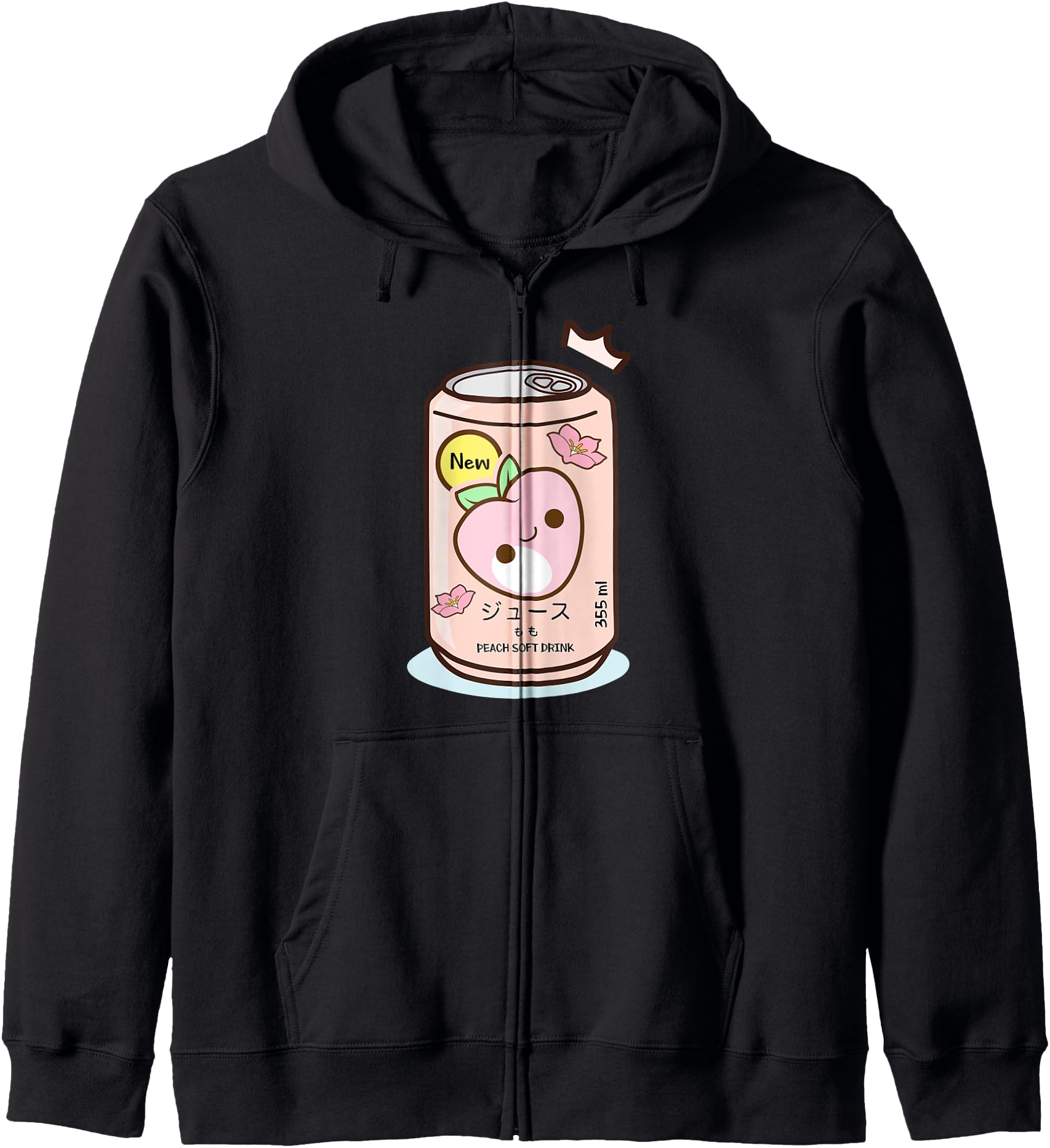 Funny Japanese Aesthetic Peach Juice Shirt Otaku Anime Gift Hoodie