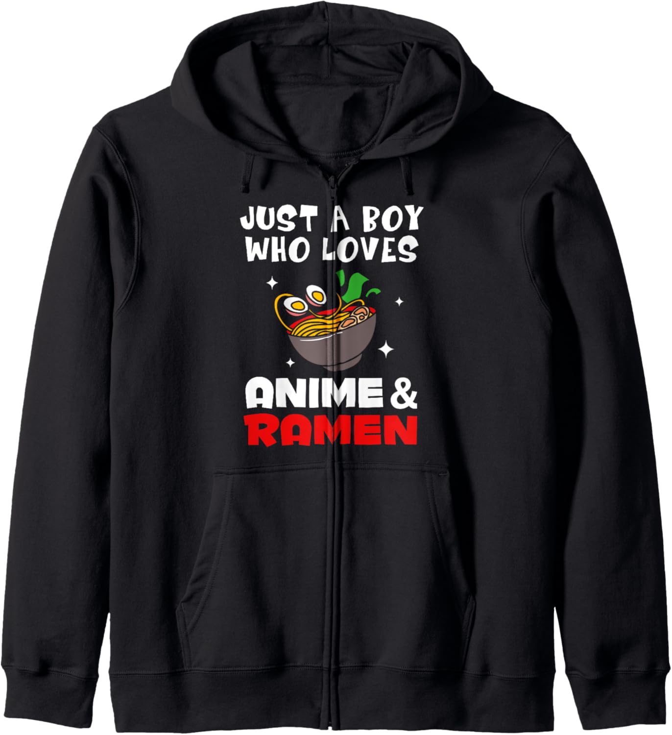 Otaku Anime Just A Boy Who Loves Anime And Ramen Hoodie