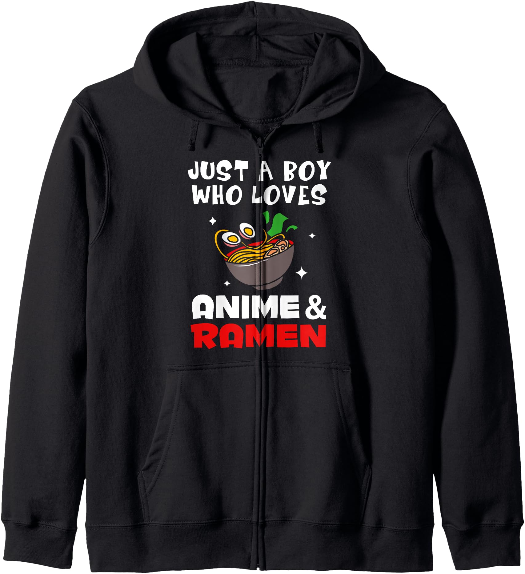 Otaku Anime Just A Boy Who Loves Anime And Ramen Hoodie