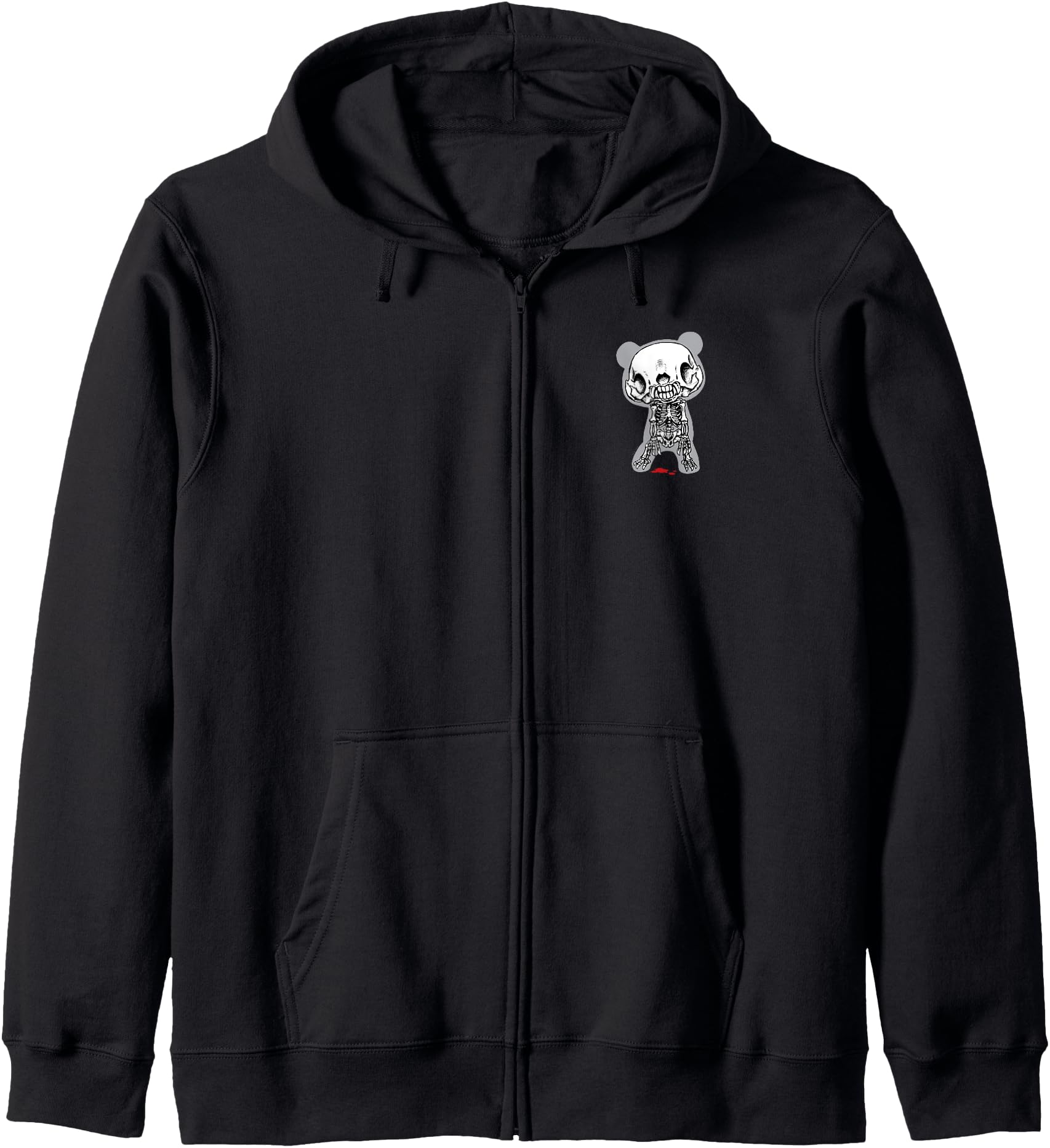 Gloomy Bear The Naughty Grizzly Skeleton Anime Manga Zip Hoodie
