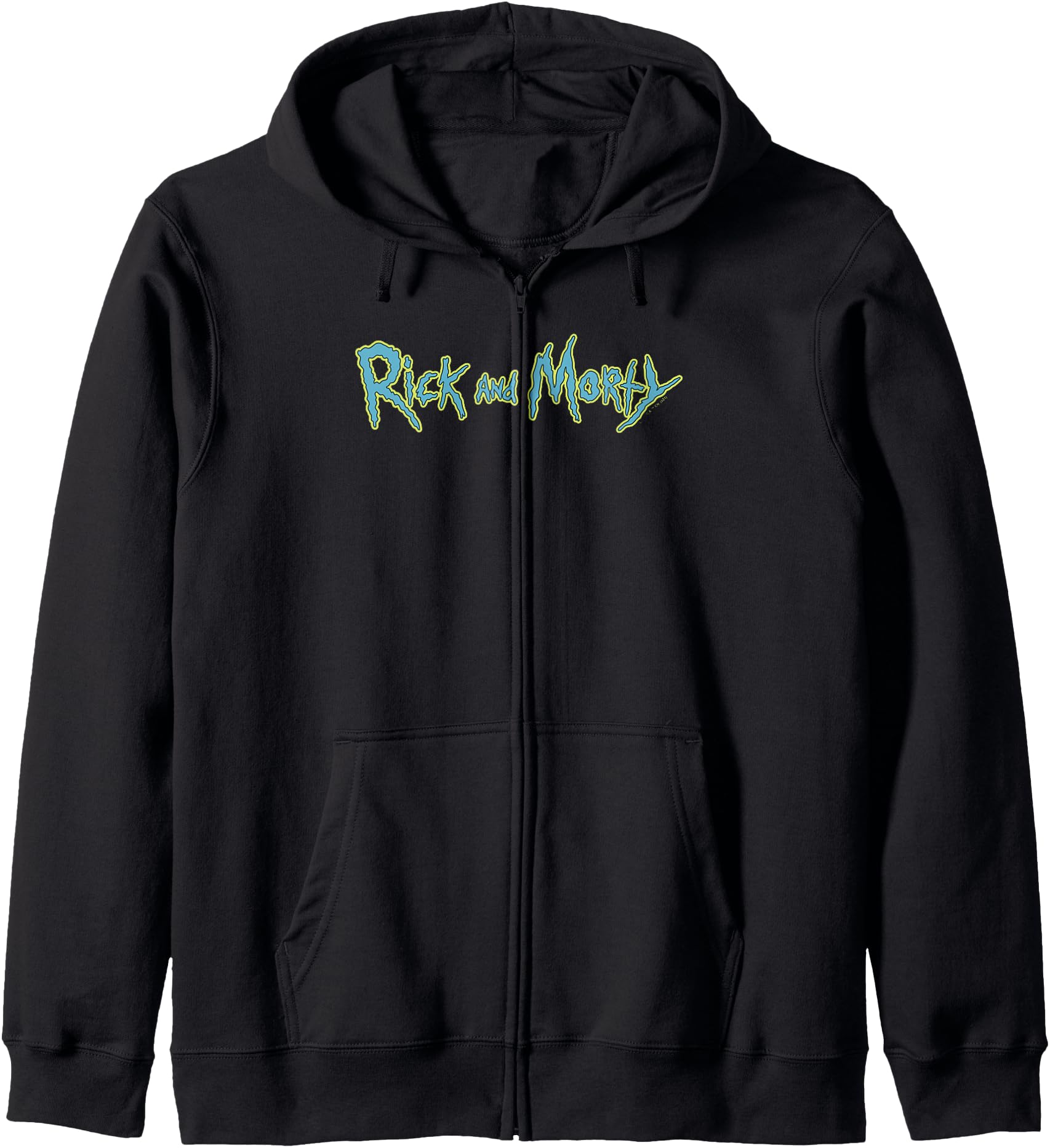 Rick And Morty Classic Logo Zip Hoodie