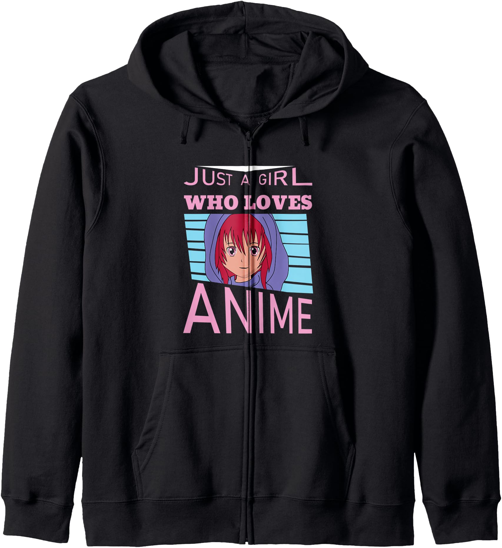 Anime Lover Black Woman Shirt Just A Girl Who Loves Anime Hoodie