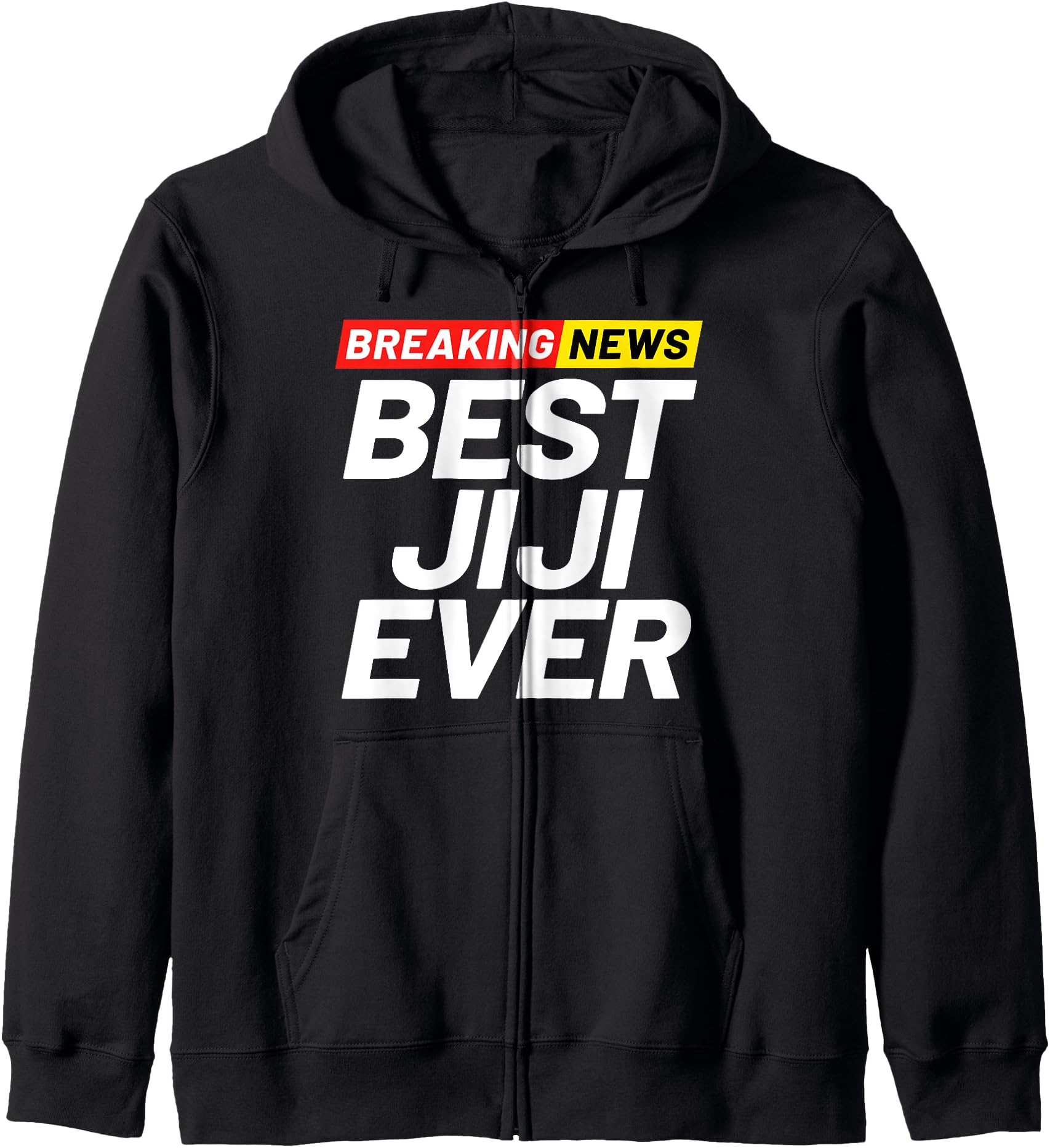 Breaking News Best Jiji Ever Grandfather in Japanese Zip Hoodie