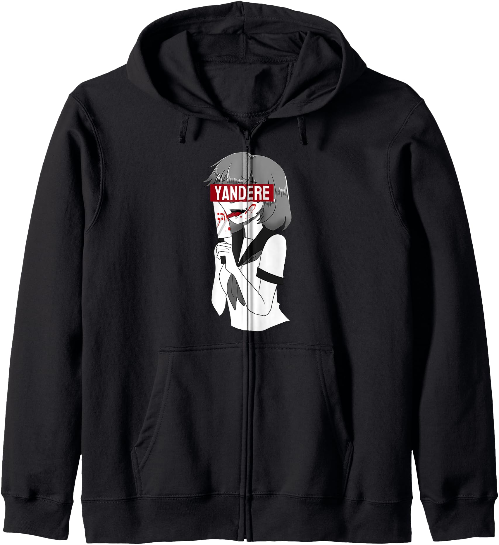 Yandere Anime Girl I Japanese Anime Manga Hoodie