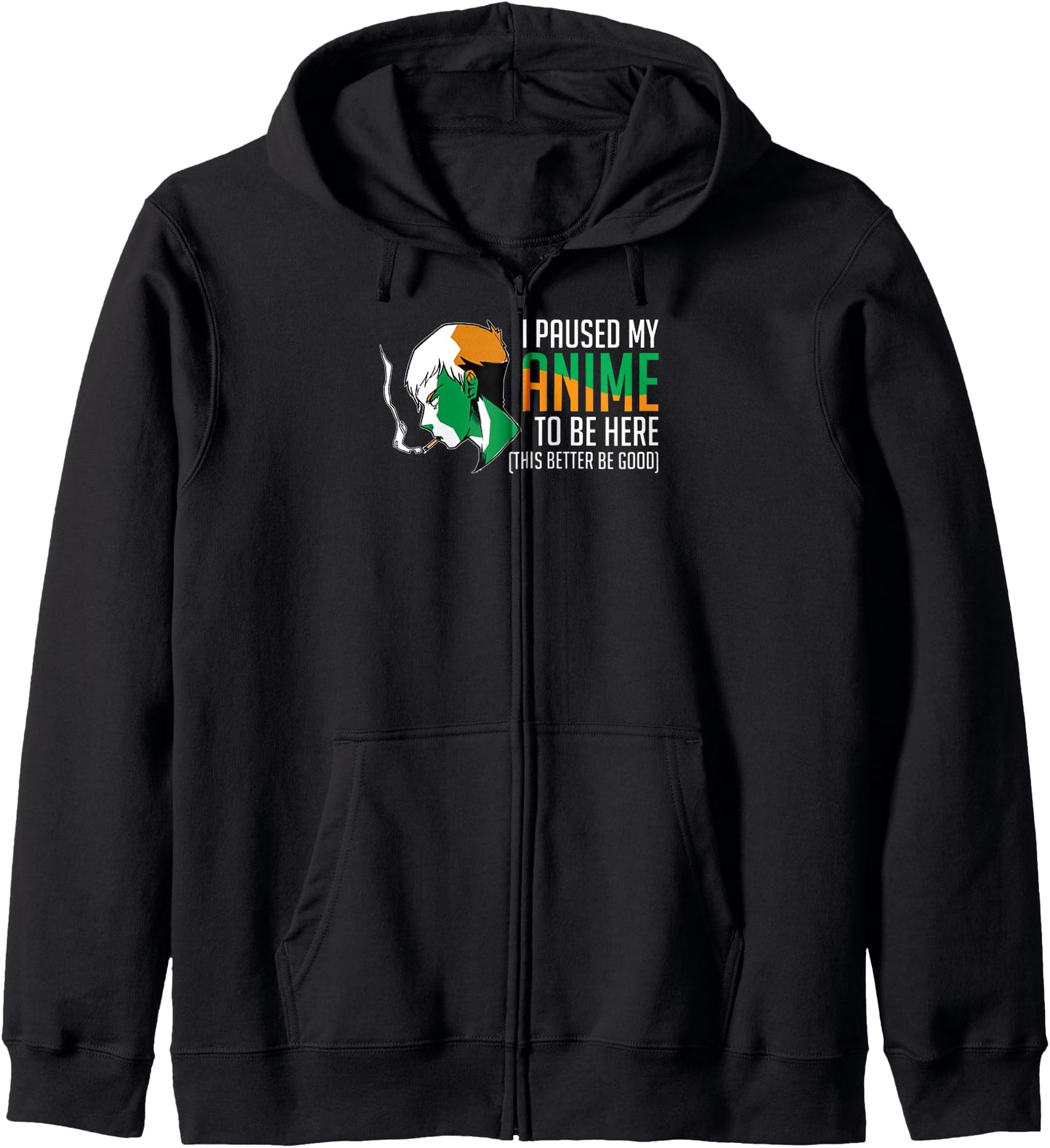 I Paused My Anime To Be Here Boys Girls Anime Manga Hoodie