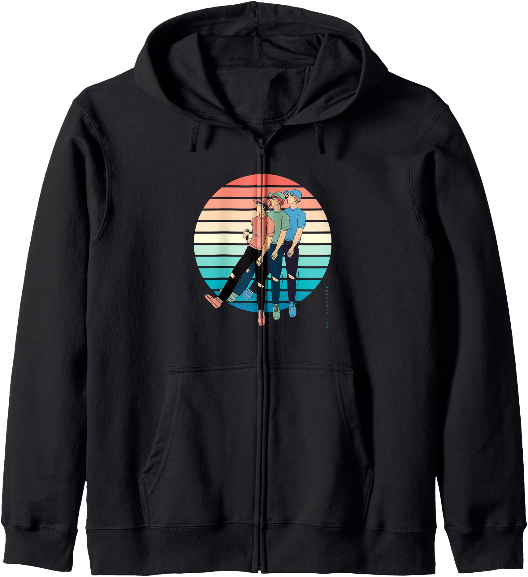 Walking Anime Boy Hoodie