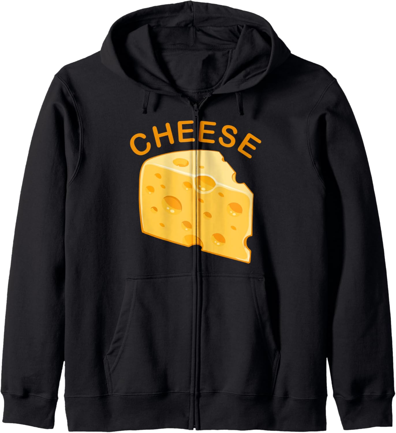 Cheese and Crackers Couples Costume matching Halloween Zip Hoodie