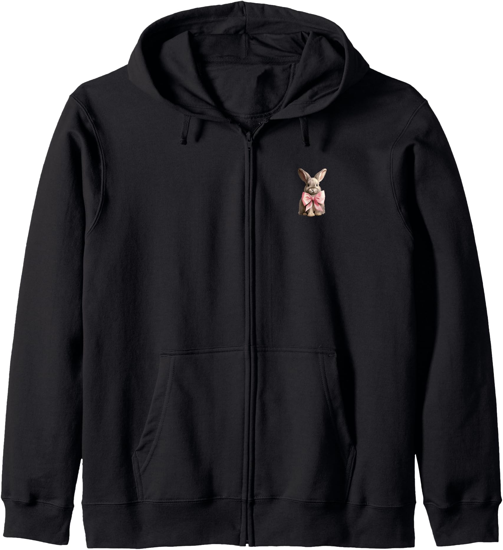 Most Of My Friends Are Animals (Cute Graphic) (Back Print) Zip Hoodie