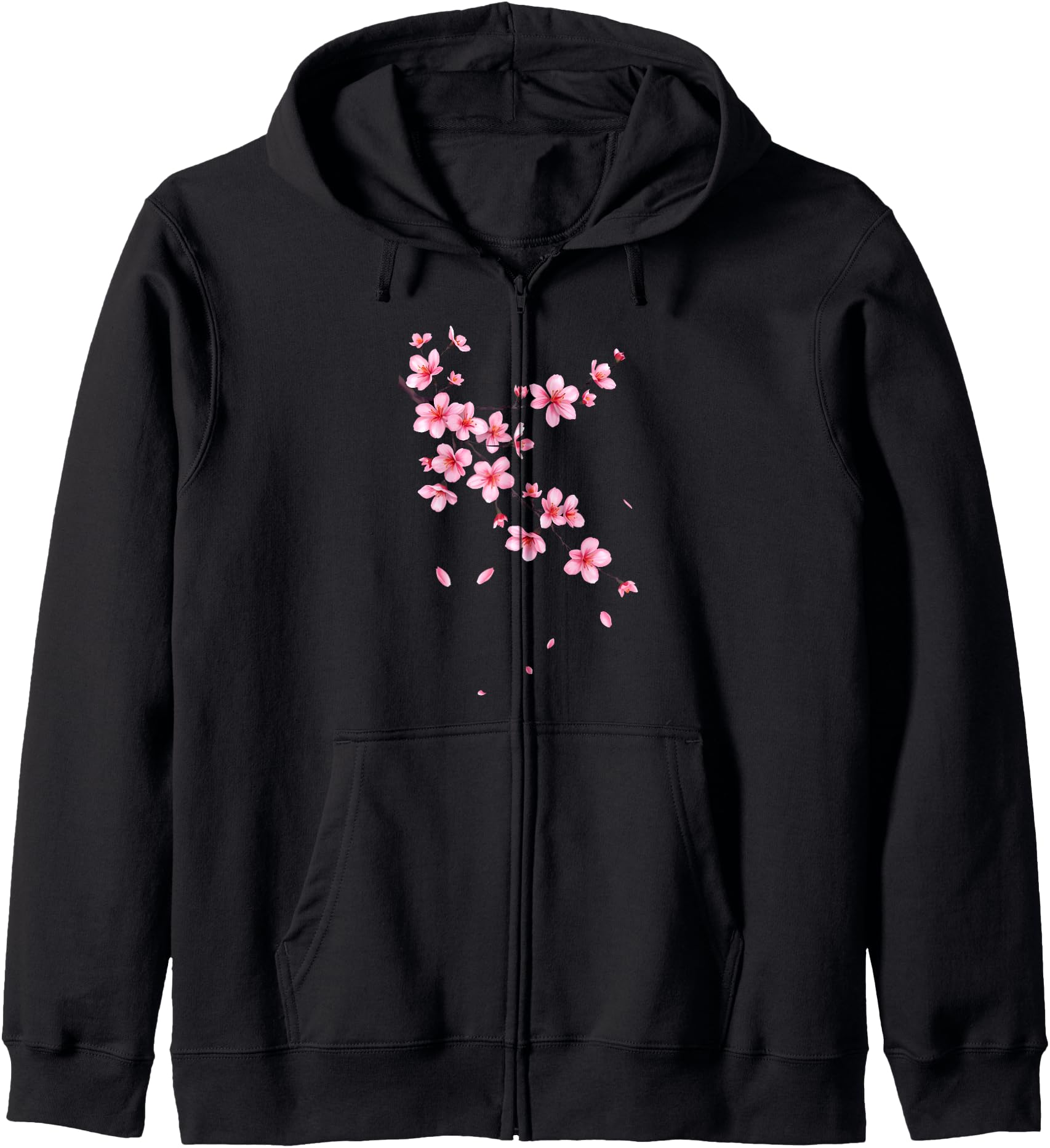 Sakura Cherry Blossom Tree Japanese Sakura Garden Zip Hoodie