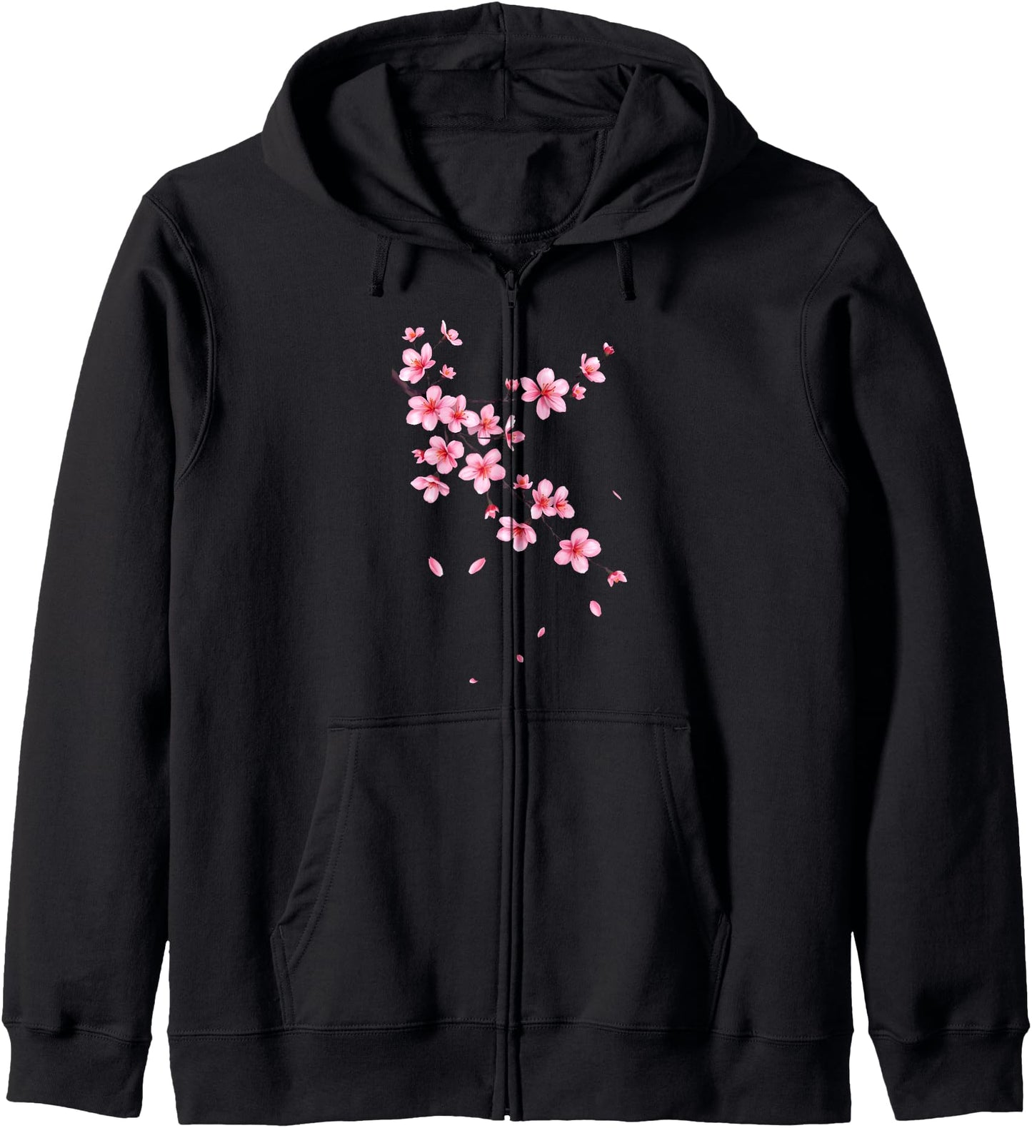 Sakura Cherry Blossom Tree Japanese Sakura Garden Zip Hoodie