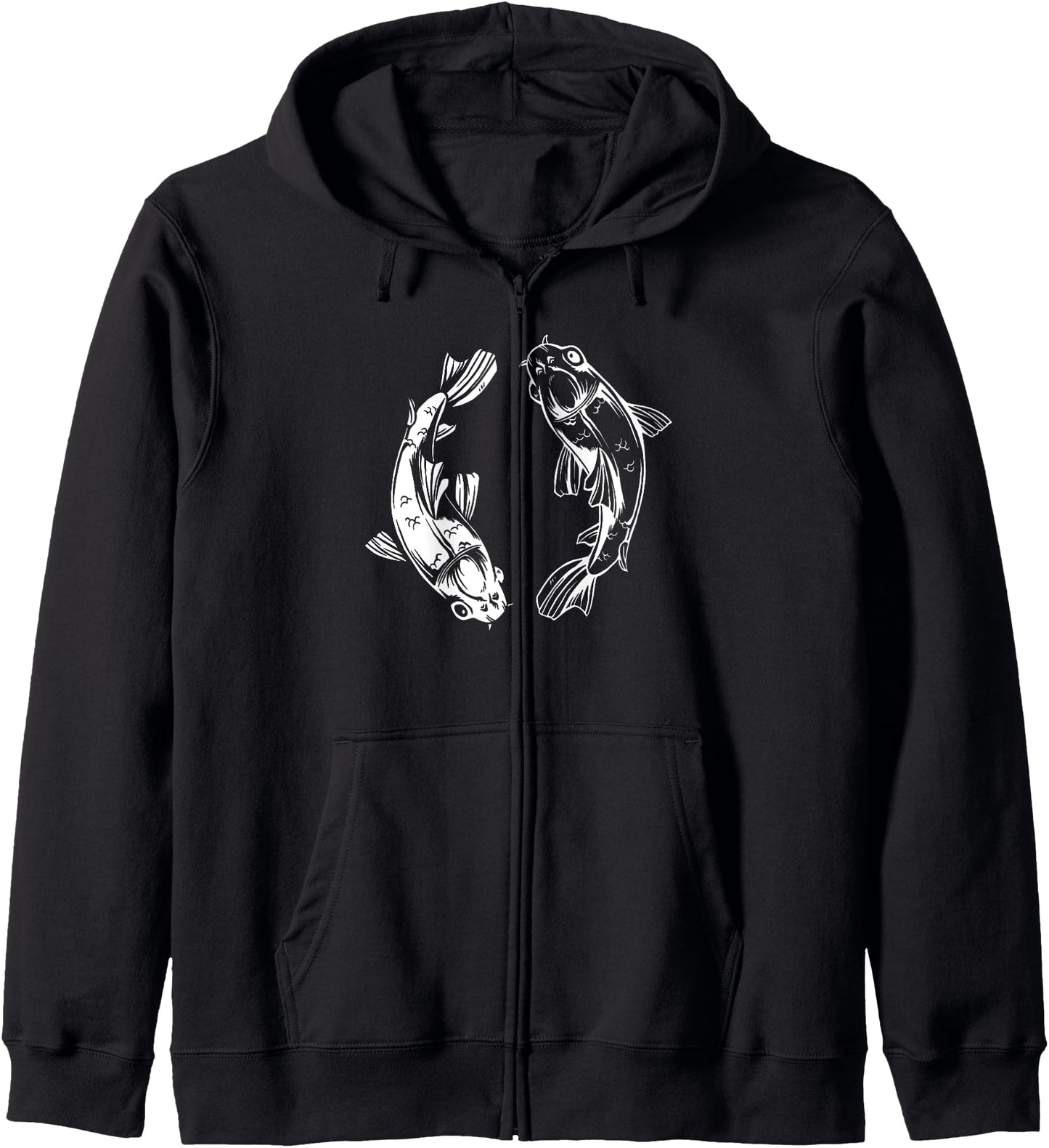 Koi Fish Japanese Carp Zip Hoodie
